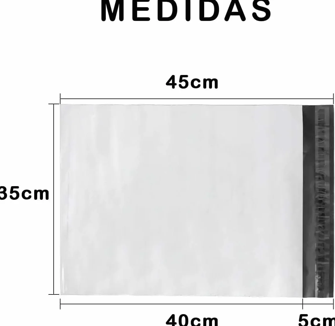 Bolsas para Envíos y Embalaje Autoadhesivas e Impermeables 35x45 cm Sobres Opacos Resistentes 100 Unidades