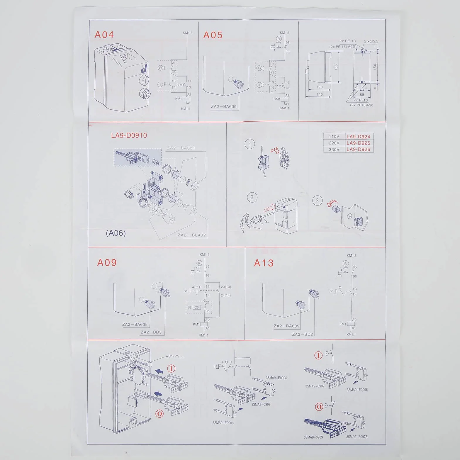 Mingzhe Arrancador de Motor Magnético Eléctrico para Aplicaciones de Agua 220 V con Protección contra Sobrecarga y Carcasa ABS