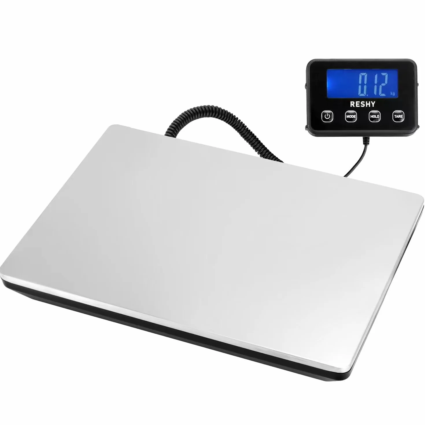 QWORK Báscula postal 440 lbs 200 kg digital para paquetes equipaje oficina