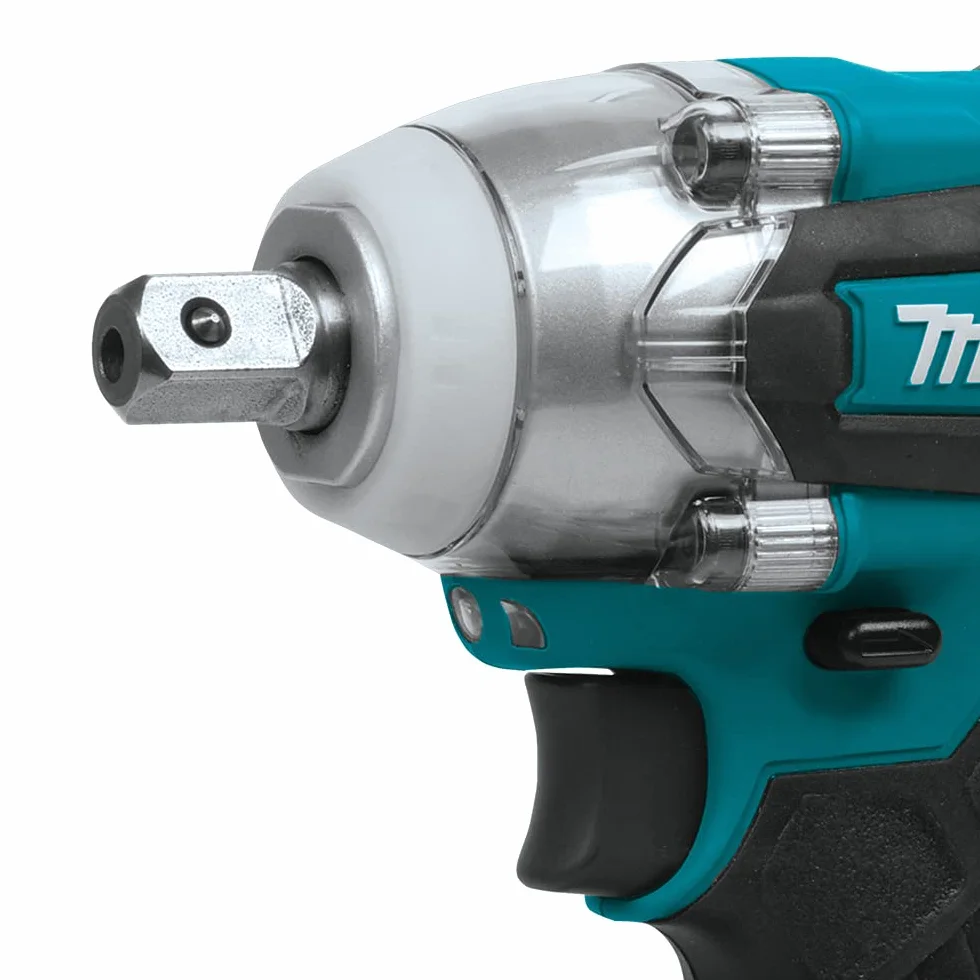 Makita DTW285Z 2800RPM 18V Ión de litio Azul - Atornillador de impacto (18 V, Ión de litio, 79 mm, 147 mm, 249 mm, 1,7 kg)