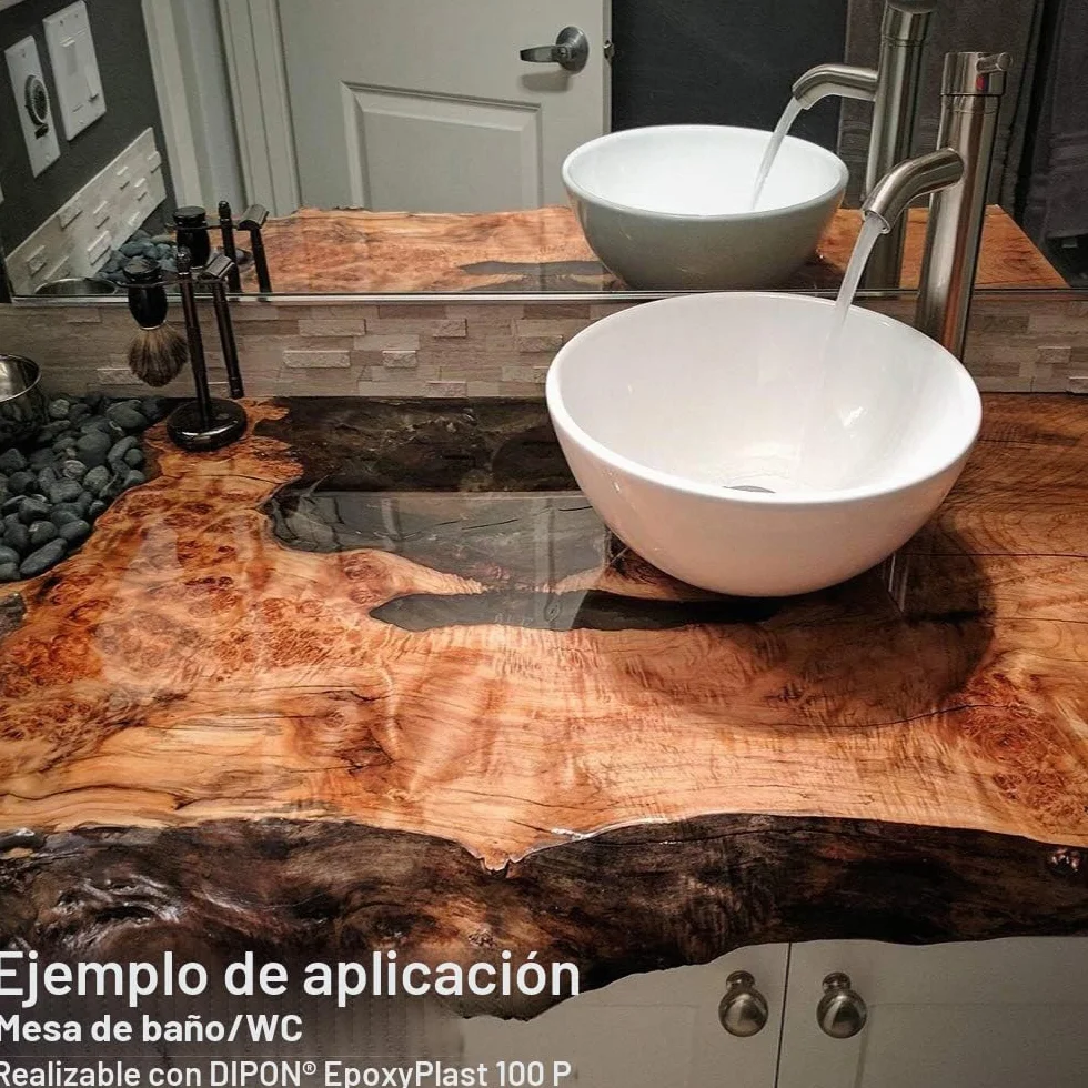 12,0 kg Resina epoxi 2 K EP Madera Cristal Transparente Resina para laminar Cellpack – Resina de epoxy para GFK mesa suelo Terra Acuario Formas Diseño UV Estable