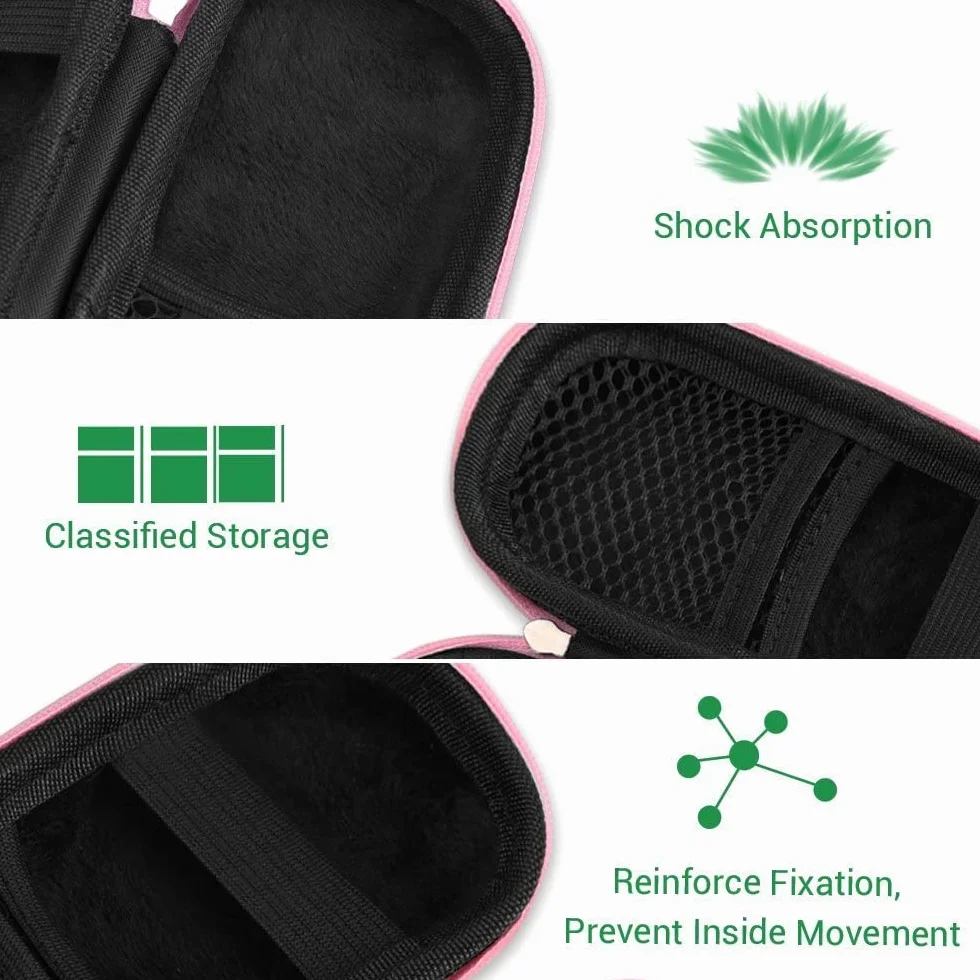 AGPTEK VR1 Estuche Organizador para Grabadora de Voz Rosa
