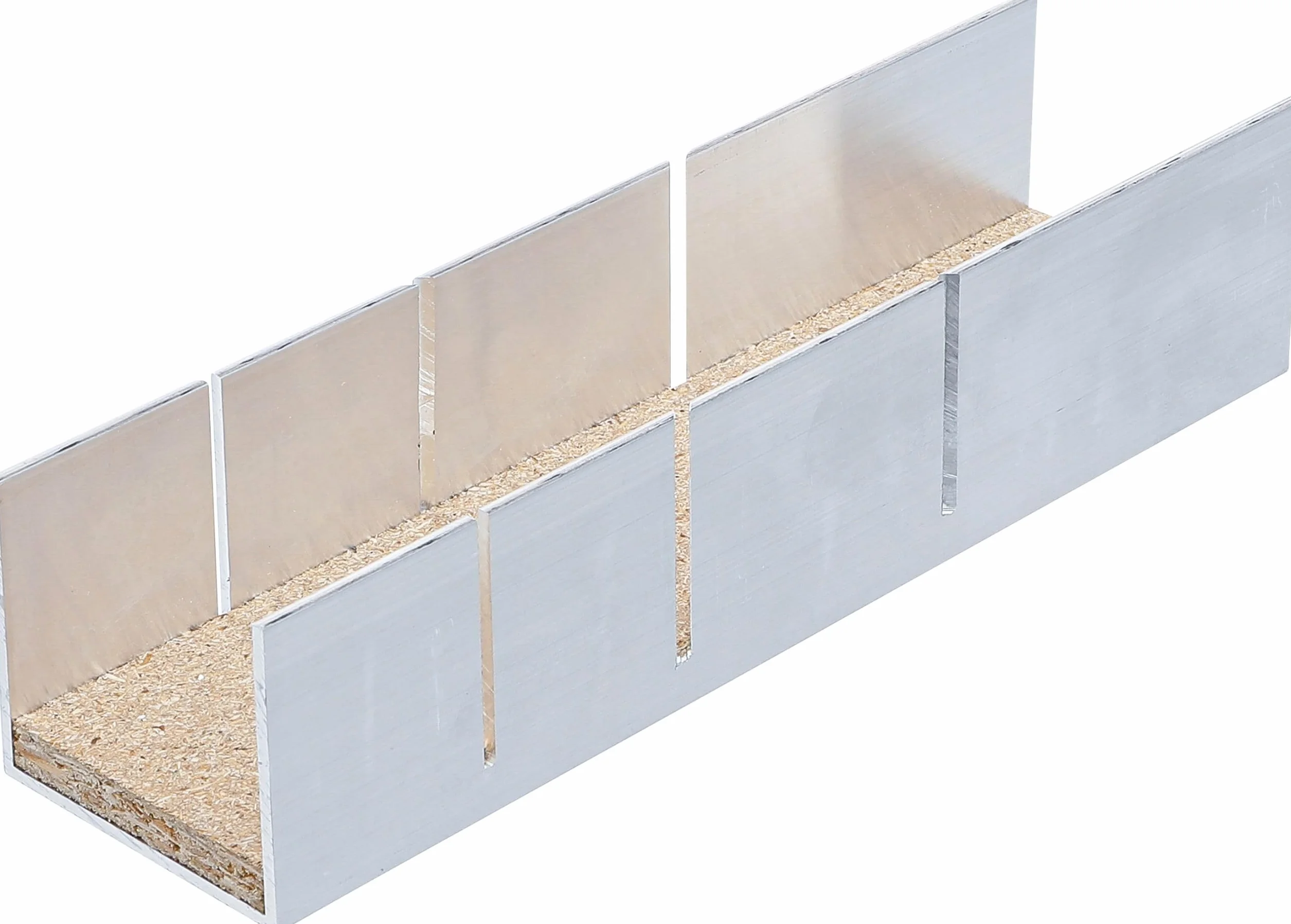 BGS 50860 Caja de ingletes de aluminio 245 x 65 x 55 mm