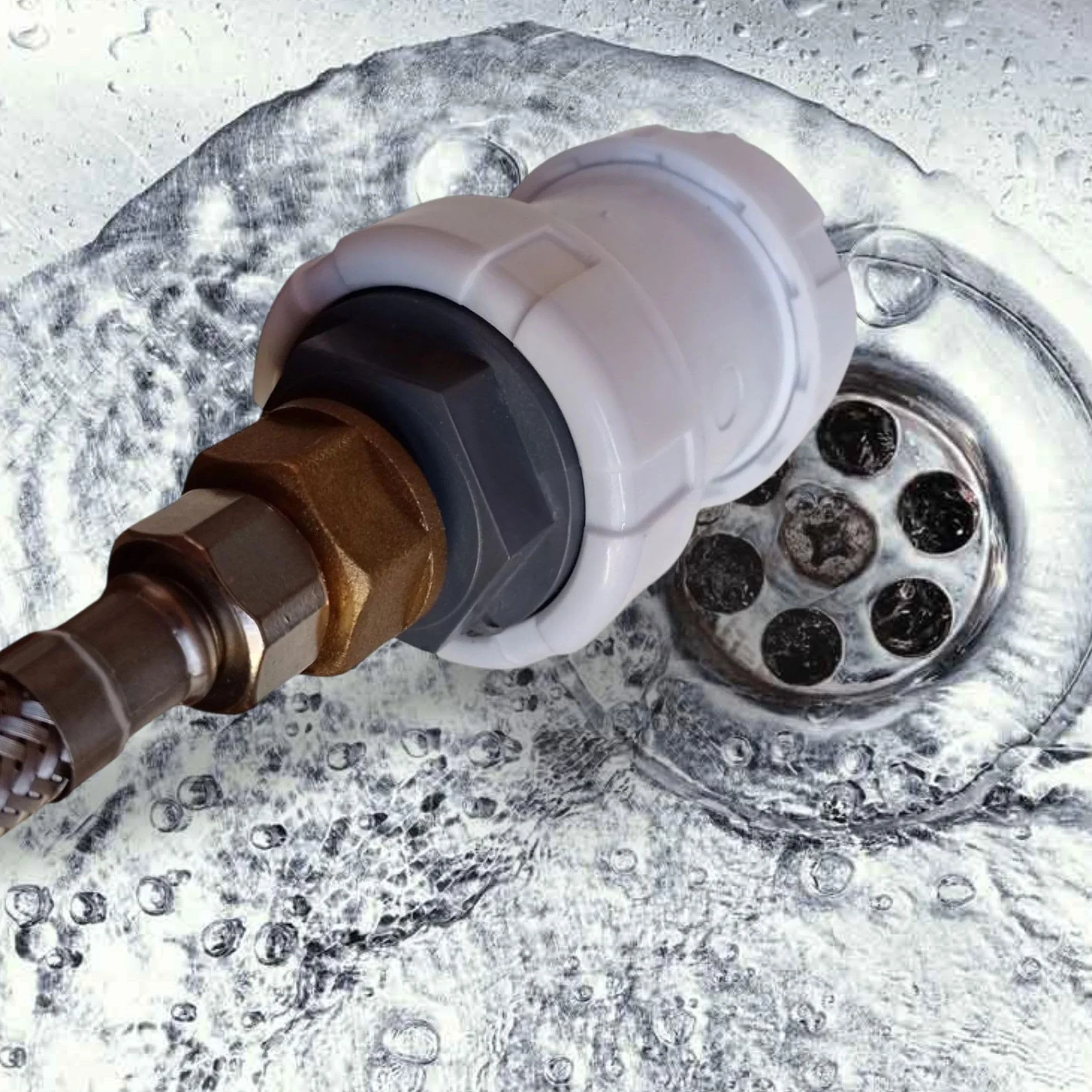 Desatascador Tuberías - Desatascador a Presión – Desatascador de Fregadero Profesional sin Químicos – Limpia Atascos con Presión de Agua – SOLO Tuberías de 32 mm y 40 mm - (Ver video funcionamiento)