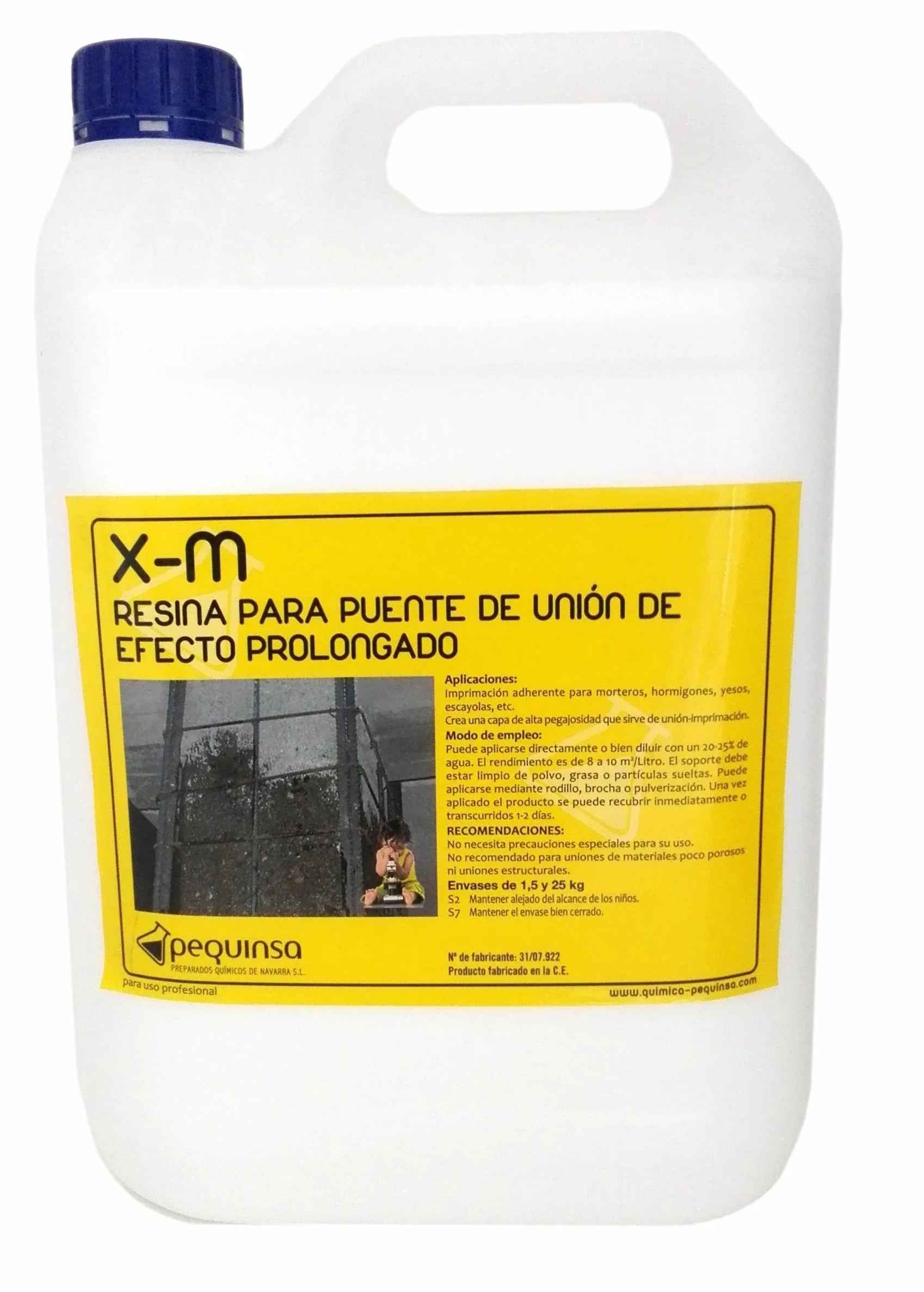 Puente de Unión Resina para Unión Cemento Viejo y Nuevo Base Acuosa 5 kg