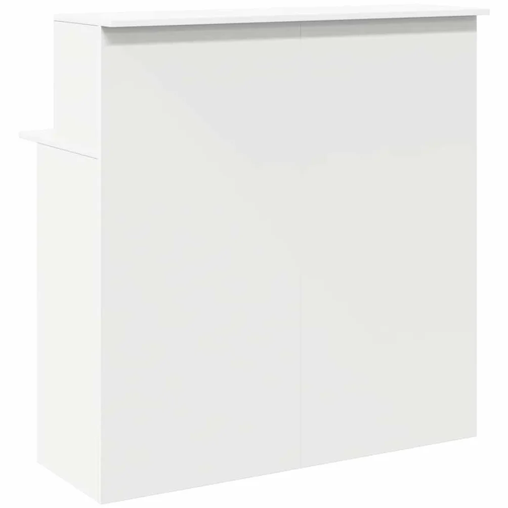 vidaXL Mostrador de recepción Blanco 100x50x103,5 cm Madera de ingeniería