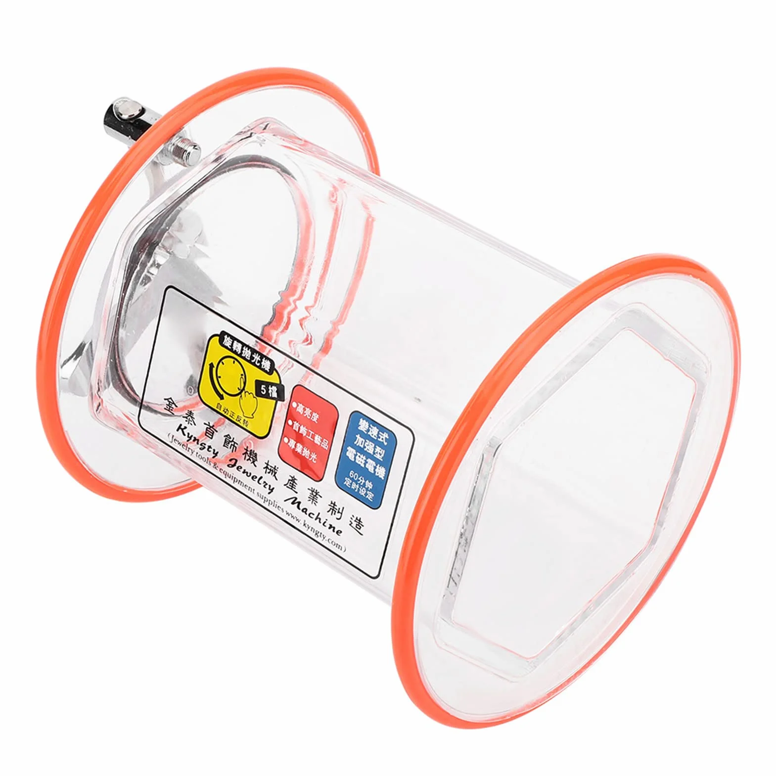 3kg Pulidora Rotativa De Joyas, Kt6808 MáQuina Pulidora Joyas Mini Tambor MáQuina Superficie Rotatorio Accesorios Para Pulidores Joyas Pulidor Giratorio Barril, Acabado Lijado MagnéTicos Metal