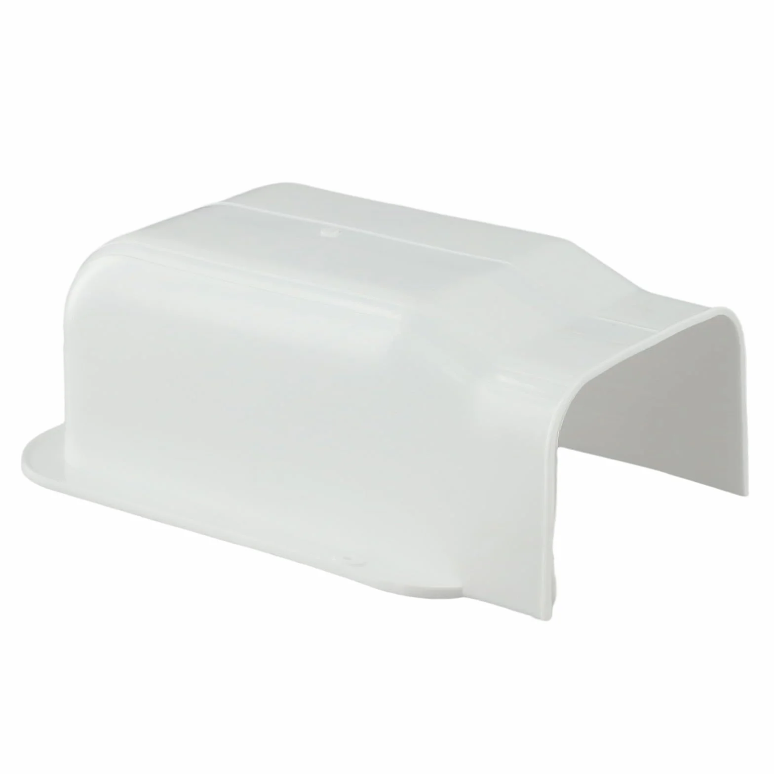 Carcasa decorativa PVC blanco para aire acondicionado central 100x65 mm 3 unidades
