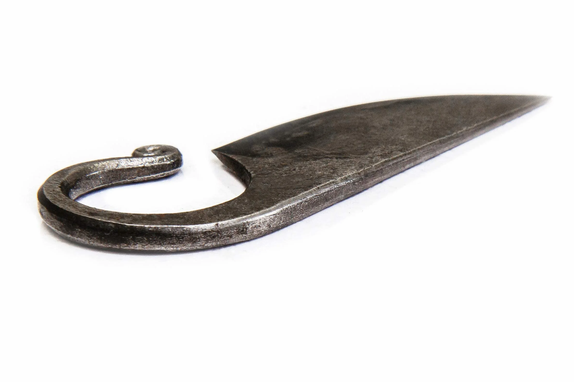 Toferner - Cuchillo de acero celta - Forjado a mano y aspecto vintage - Elegante diseño antiguo - Incluye estuche de cuero auténtico