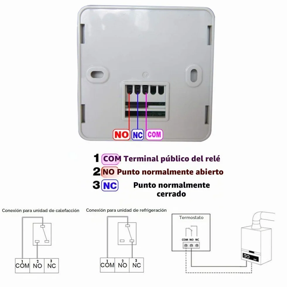 KPS Cronotermostato digital para calefacción gran flexibilidad de programación KPS CONFORTLINE CRONO