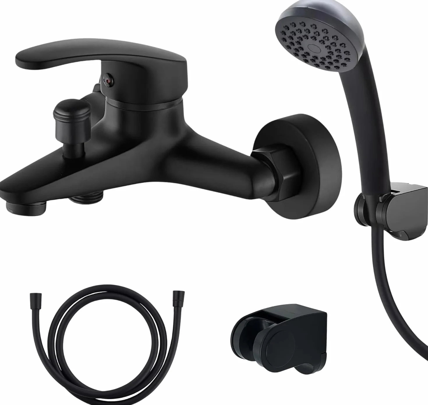 GRIFO BAÑERA NEGRO - GRIFO ducha negro - grifo de ducha negro - griferia ducha negra - grifo ducha negro mate - grifo bañera - grifo de bañera