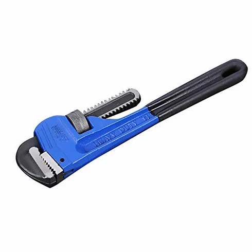 Llave de tubo SENRISE - Llave de fontanería de 18 pulgadas, resistente, ajustable, para reparación y fontanería (sujeción máxima: 100 mm)