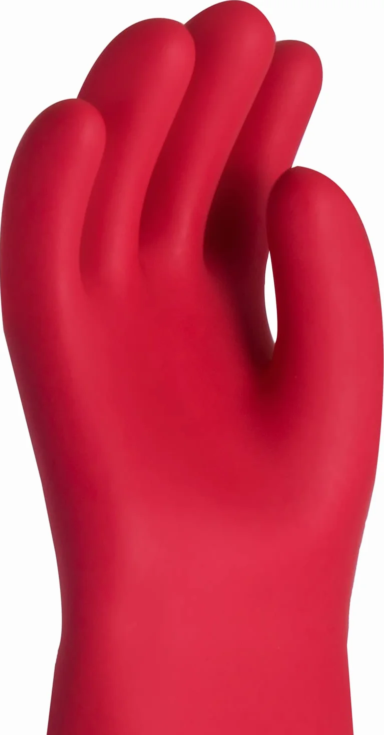 PRO FIT 703 - Guantes de protección para electricista - Guantes de trabajo contra electricidad - EN 60903 (clase 0) - Rojo - 10/XL