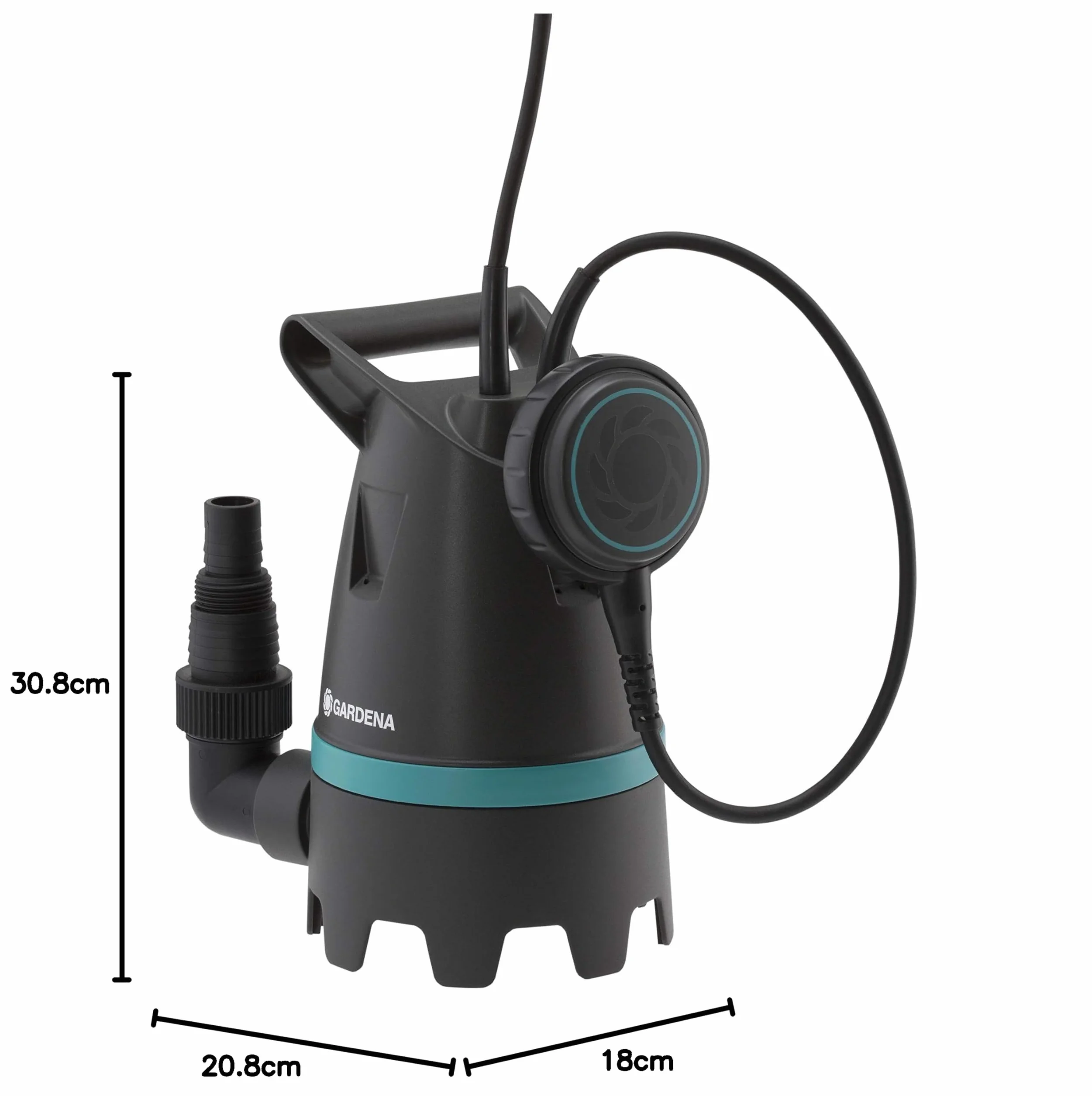Gardena Bomba sumergible de aguas residuales 10.500 Basic 10500 l/h