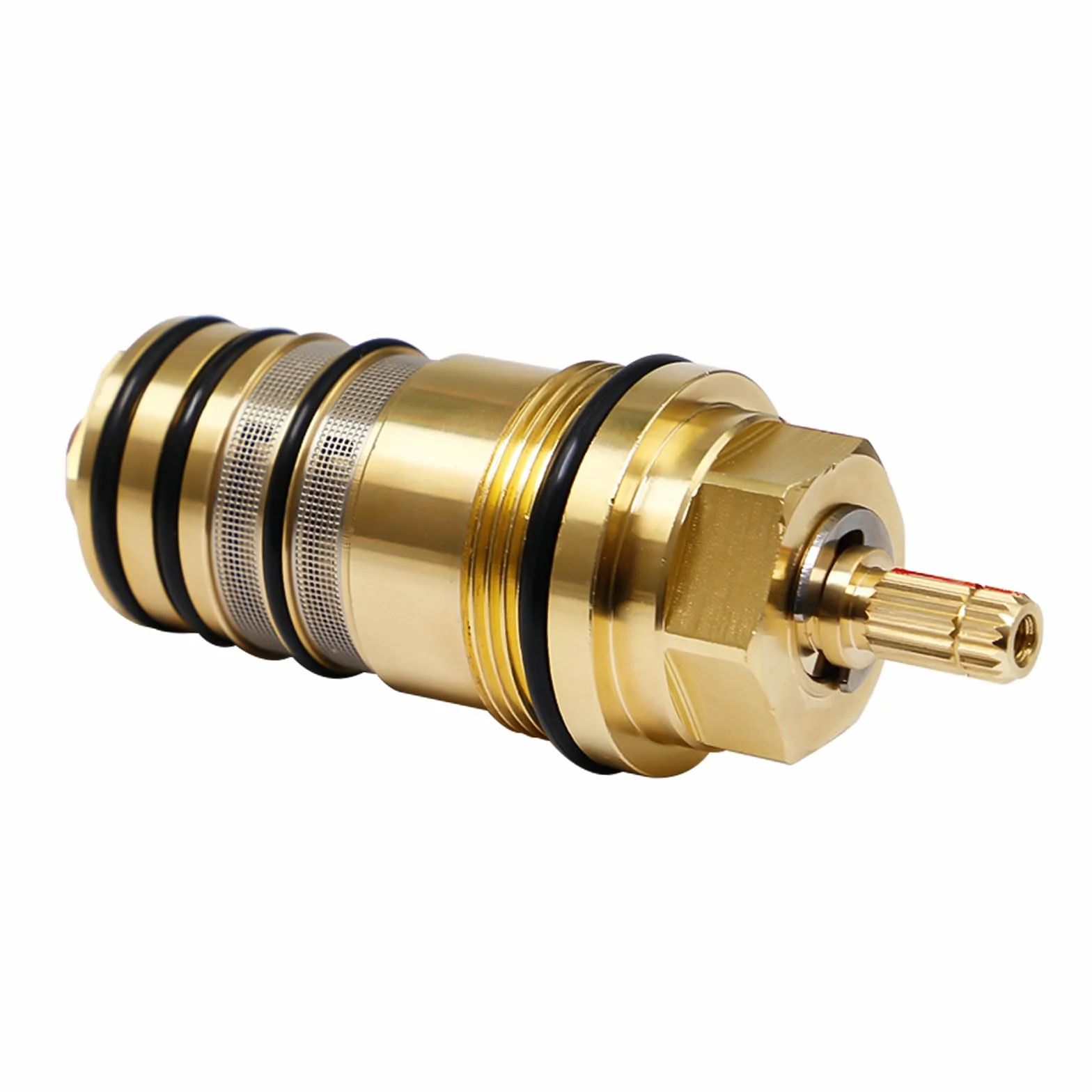 94282000 Cartucho Termostático de Latón Unidad de Control de Temperatura 3/4" Cartucho de Válvula de Ducha Termostática Apto para Ducha Hansgrohe Ecostat, Termostatos de Dos y Tres Orificios