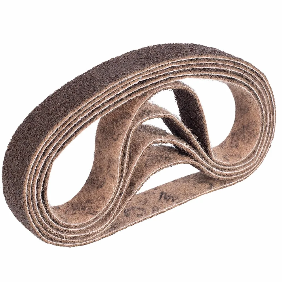 hecho con SC-BS lijadora de cinta no tejida, lijadora de cinta de tubo (40mm x 760mm, SC-BS Grade: Course, Color: Brown)