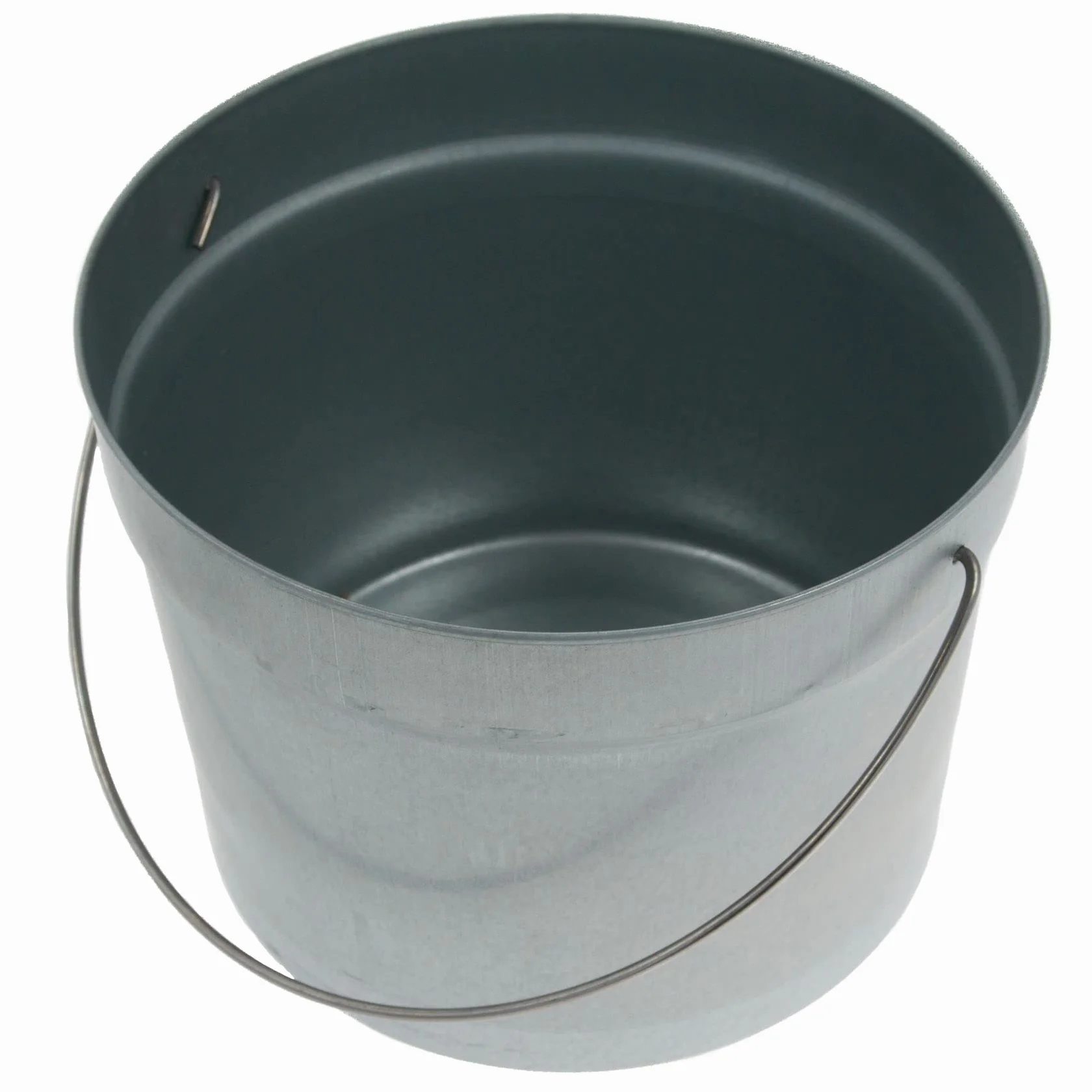 Coral 73711 - Cubo de metal galvanizado con pintura eléctrica, con asa de metal, para pinturas y adhesivos (2,5 L)