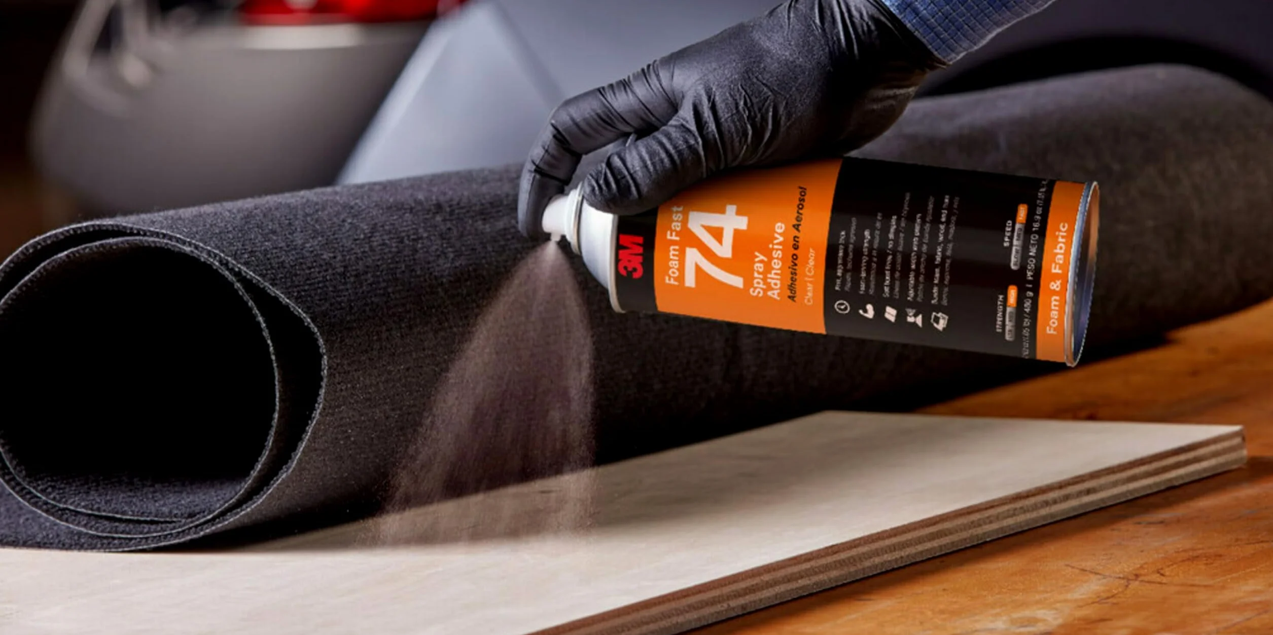 3M Spray Adhesivo 74 Rápido para Espuma, 500 ml, 1 unidad