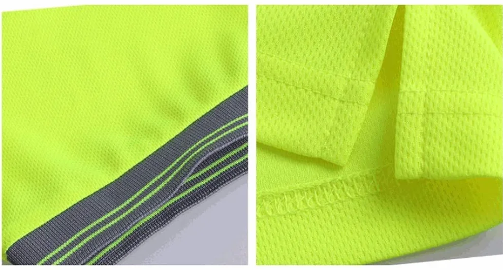 Chaleco de Trabajo Chaleco Reflectante Camiseta Con Cuello En V De Manga Larga Reflectante, Chaleco De Seguridad De Alta Visibilidad, For La Construcción De Edificios, Comida For Llevar, Ciclismo Chal