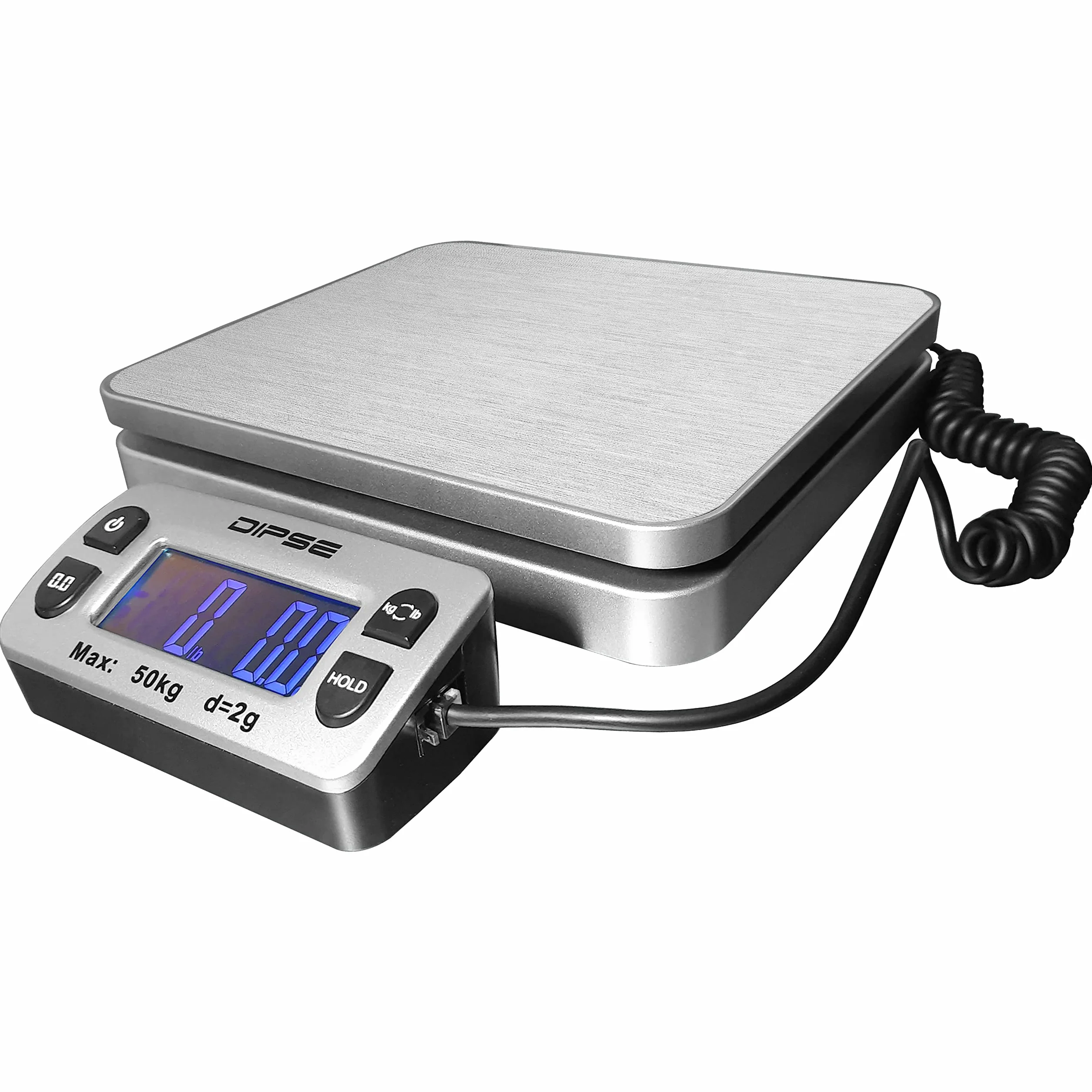 Dipse Parcel Mini Balanza de paquetes 50kg x 0,002kg pantalla externa