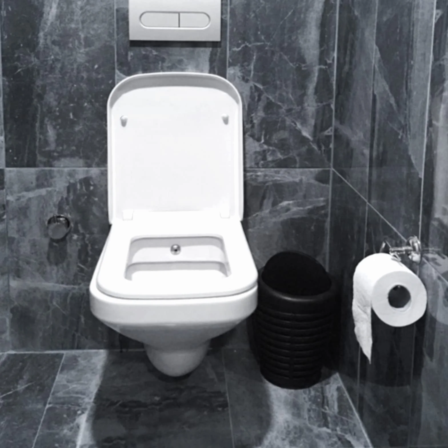 Asiento de Inodoro Cuadrado con Cierre Suave y Bisagras Ajustables de Acero Inoxidable – Tapa con Liberación Rápida, Fácil Limpieza y Fijación Universal para la mayoría de Inodoros, Blanco