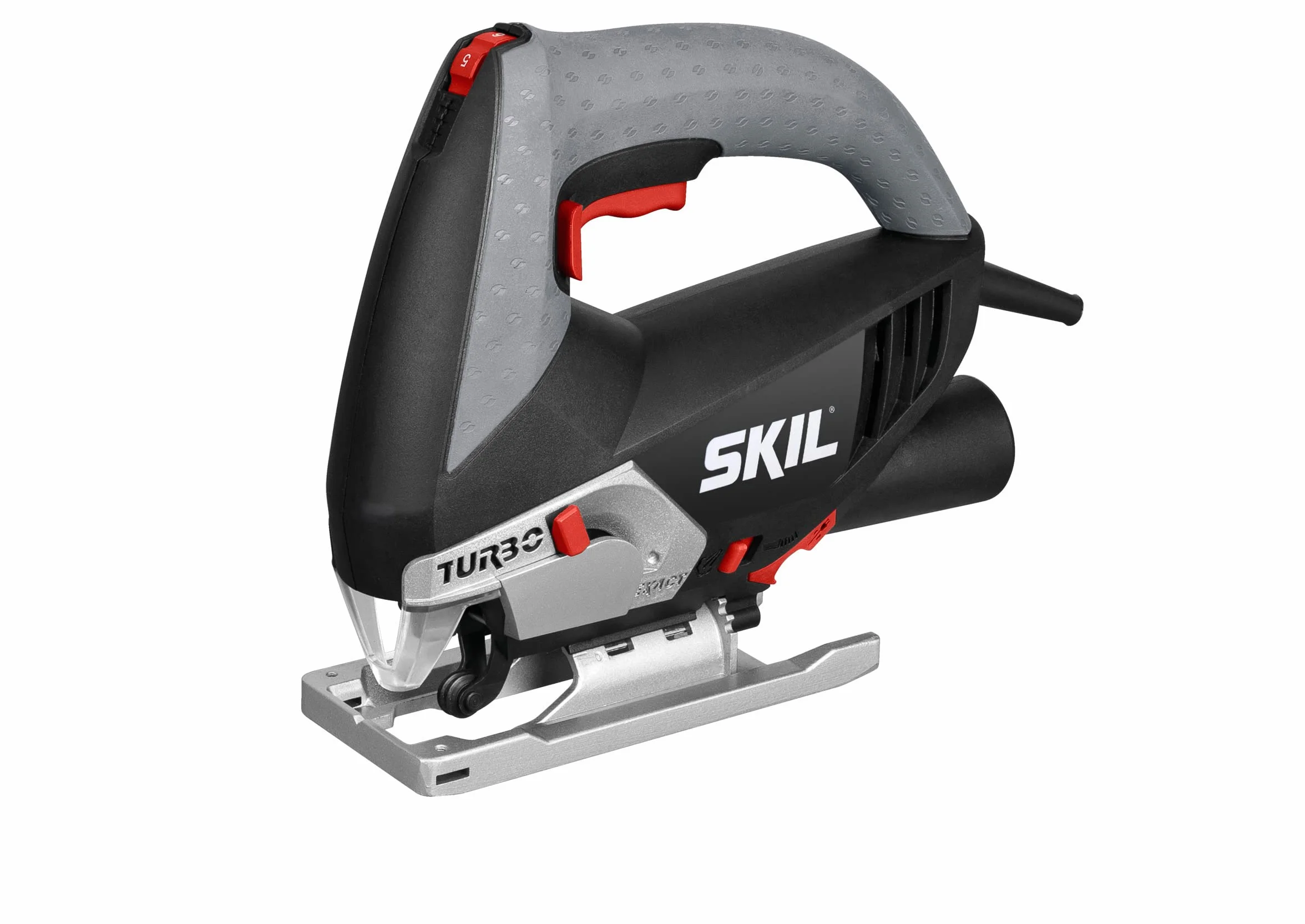 Skil 4381AA - Sierra de calar pendular con variador de velocidad (500 W, conexión para aspirador, soplador)