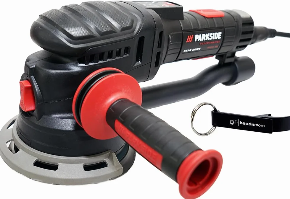 HEADNMORE® Bundle Parkside Performance PPEXS 750 - Lijadora orbital (incluye llavero HEADNMORE)