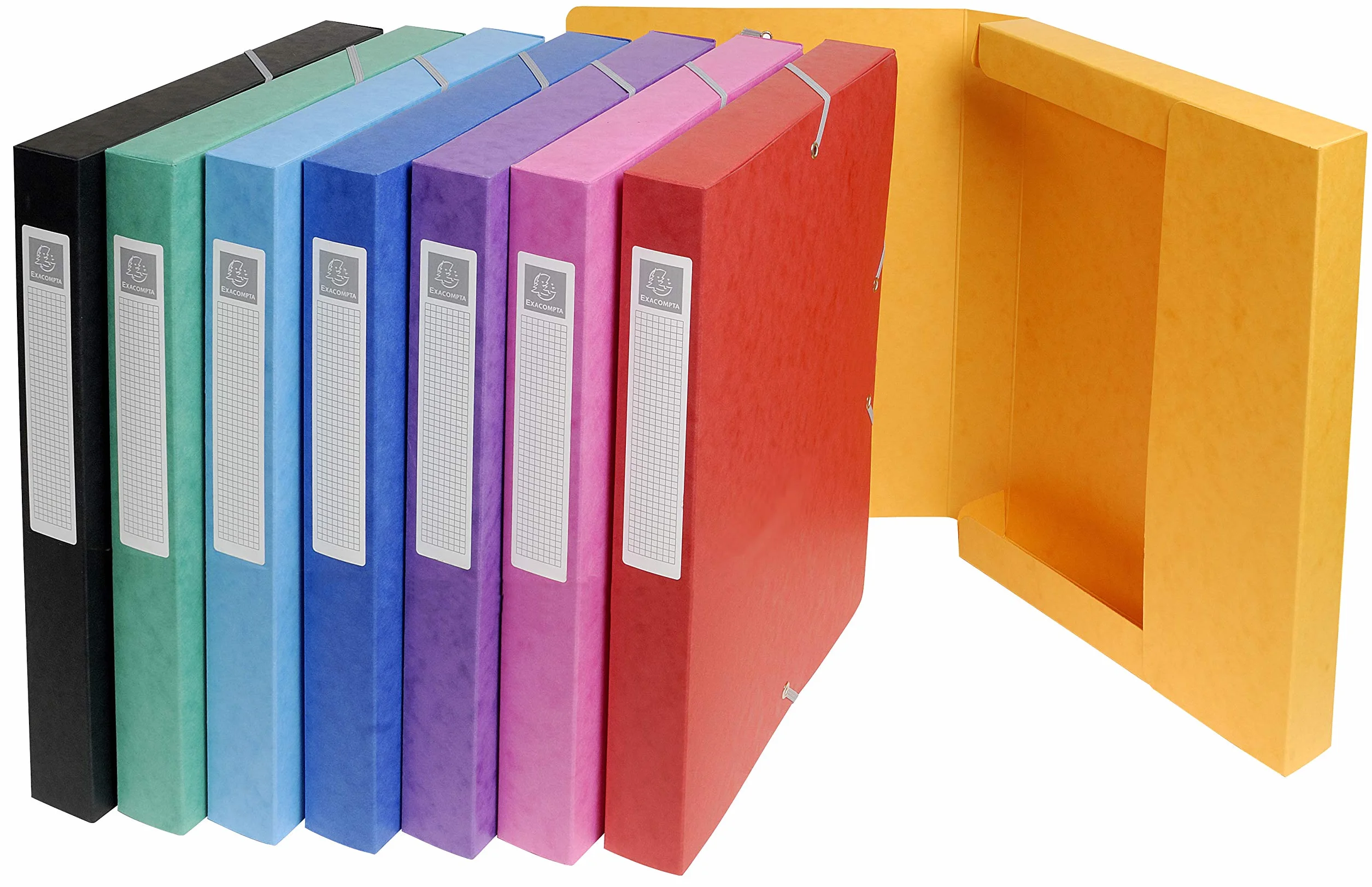 Exacompta 50300E Pack de 8 carpetas de proyecto Multicolor