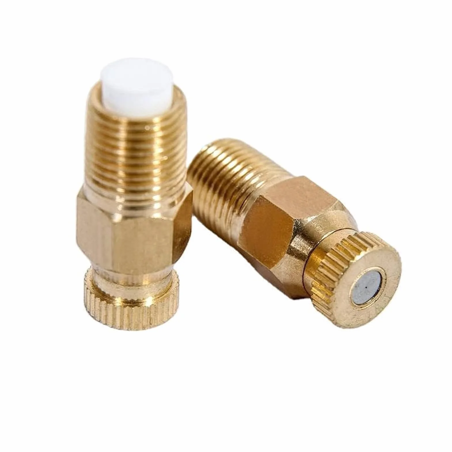 Boquilla de limpieza, boquilla ángulo pulverización, alta presión, 50 cabezales repuesto boquillas nebulización latón con filtro, 1/8" NPT(0.8mm(0.031''))