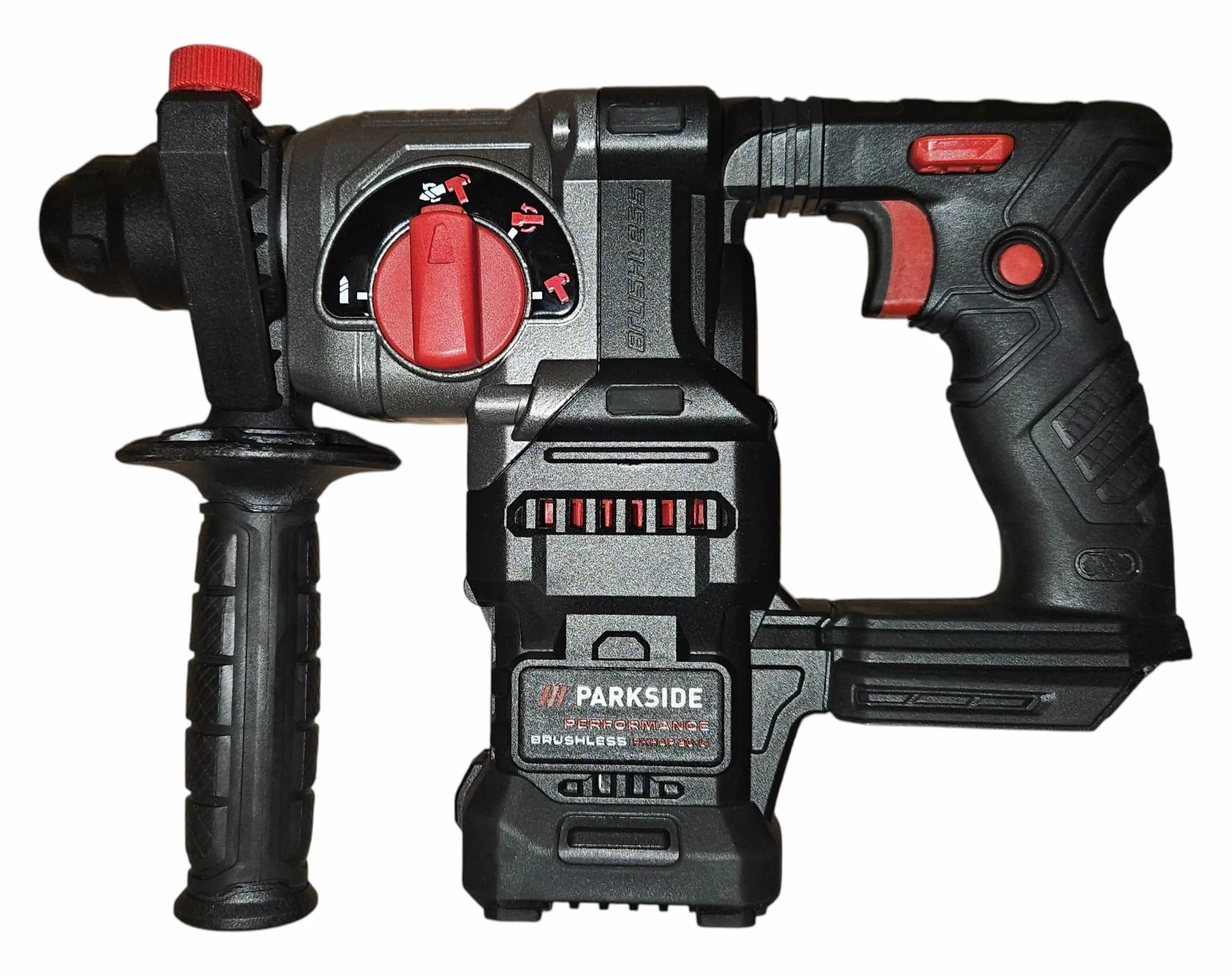 Parkside PERFORMANCE® PKHAP 20-Li B2 - Martillo combinado con batería (20 V, sin batería ni cargador, SDS-Plus)