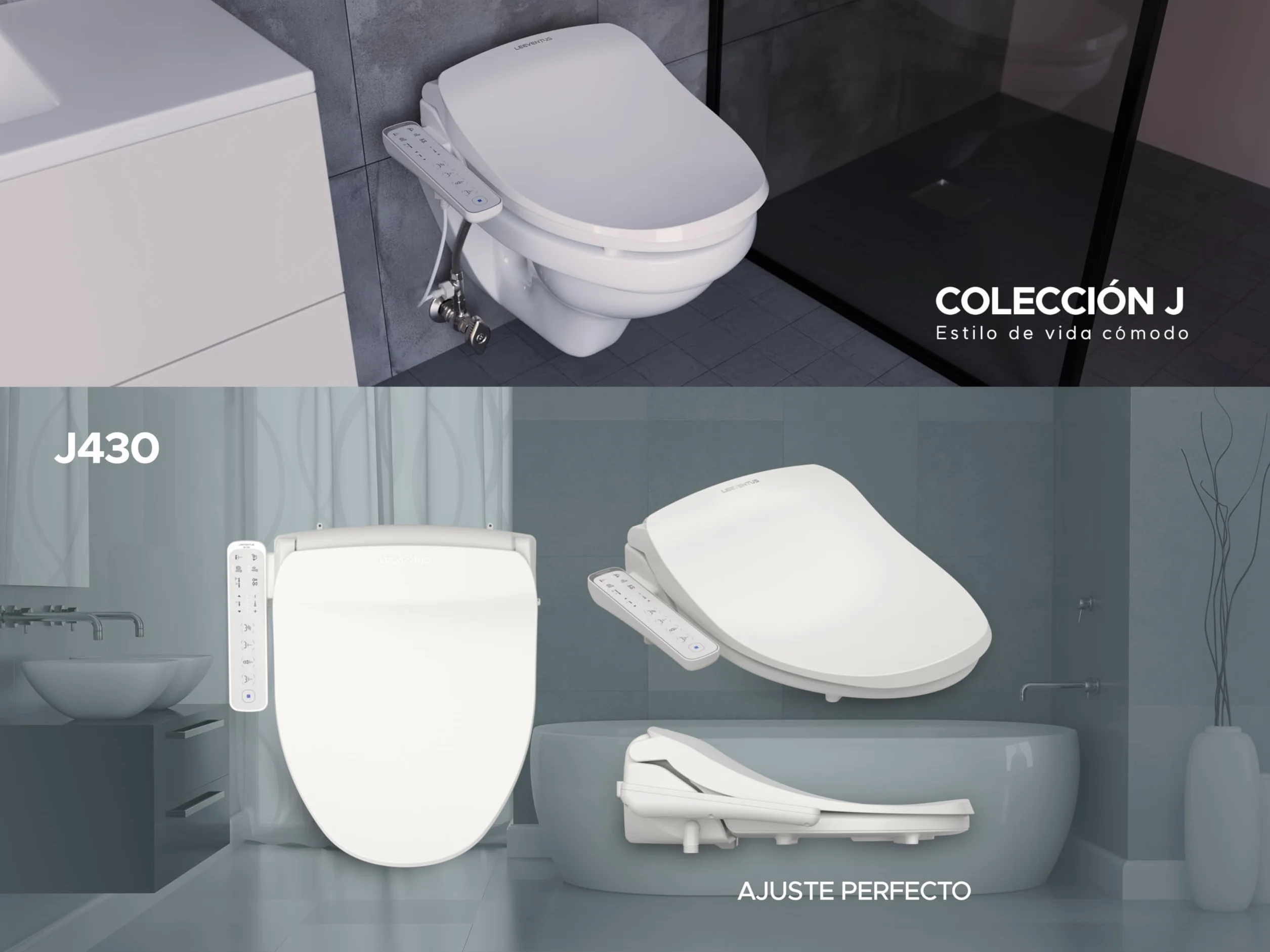 LEEVENTUS – Estándar Versión – Nuevo modelo – Producto Premium Ducha WC Bidet – WC ducha inodoro inodoro ducha
