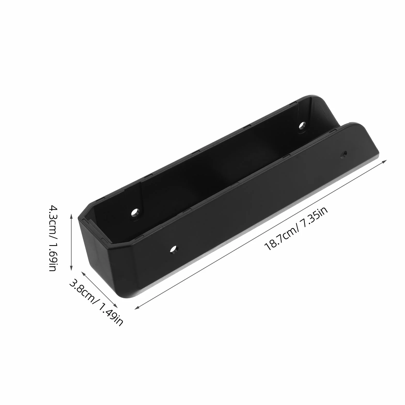 Soportes para báscula de pared de baño: soporte de almacenamiento autoadhesivo de acrílico