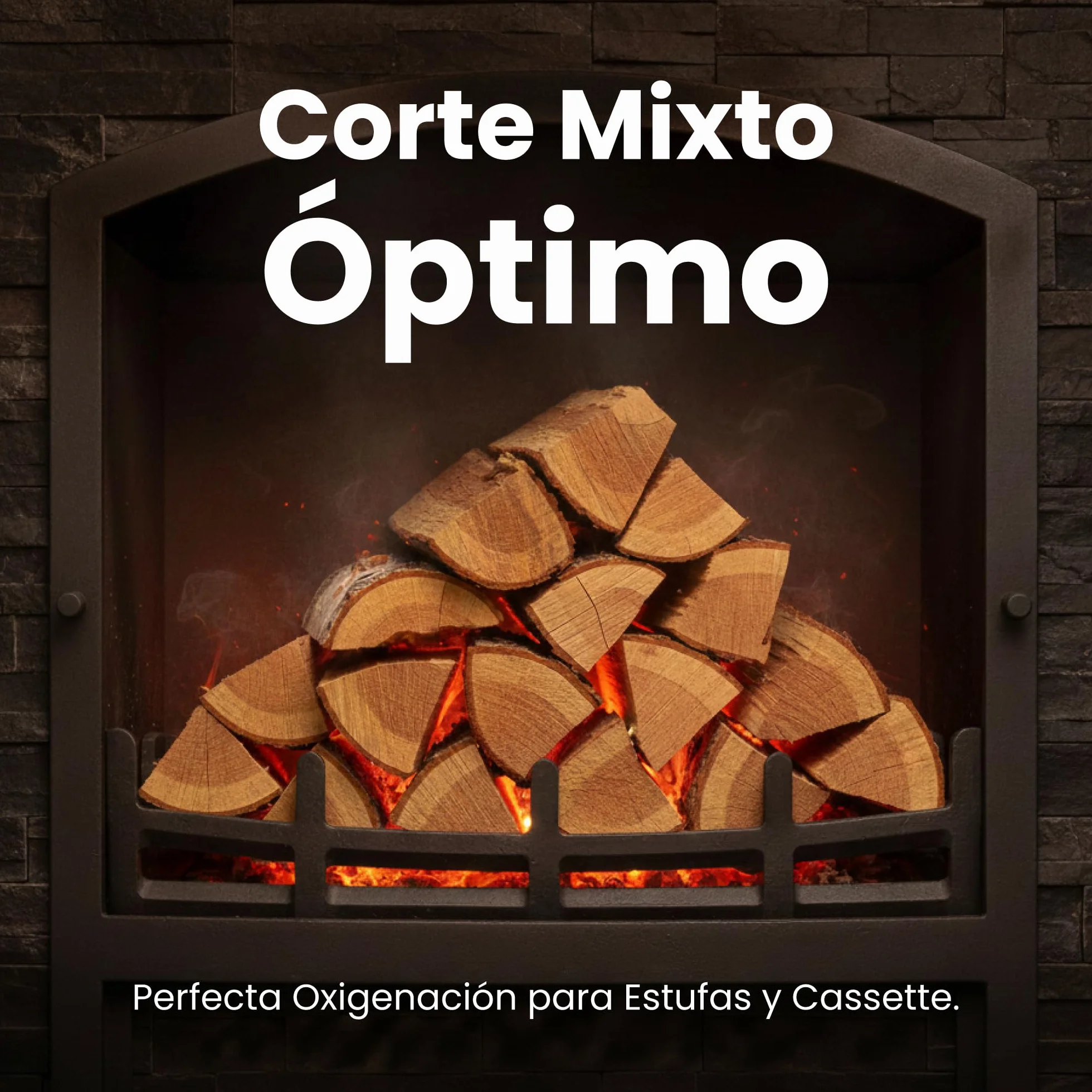Leña Encina Big Bag 600kg Madera Dura Natural Alta Densidad Calor Intenso Combustión Lenta Ideal Chimenea Estufa Caldera Restaurantes Casas Rurales Bajo Humedad Entrega Volumen Fuego Constante