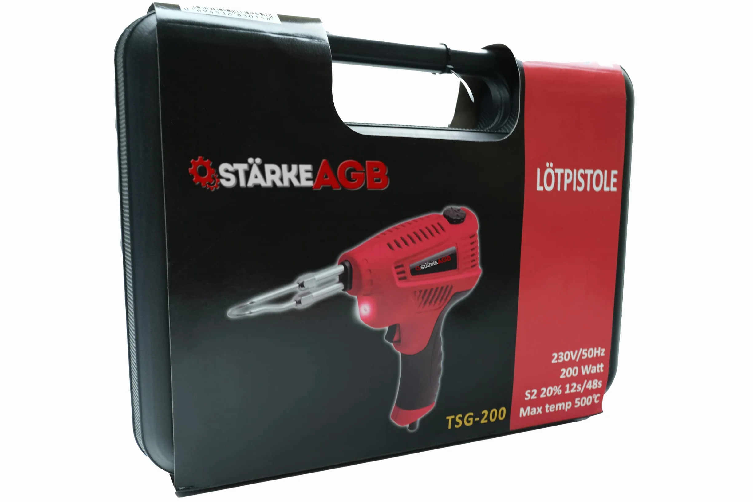 Soldador Transformador StarkeAGB TSG-200 3 puntas de soldadura y maleta de transporte