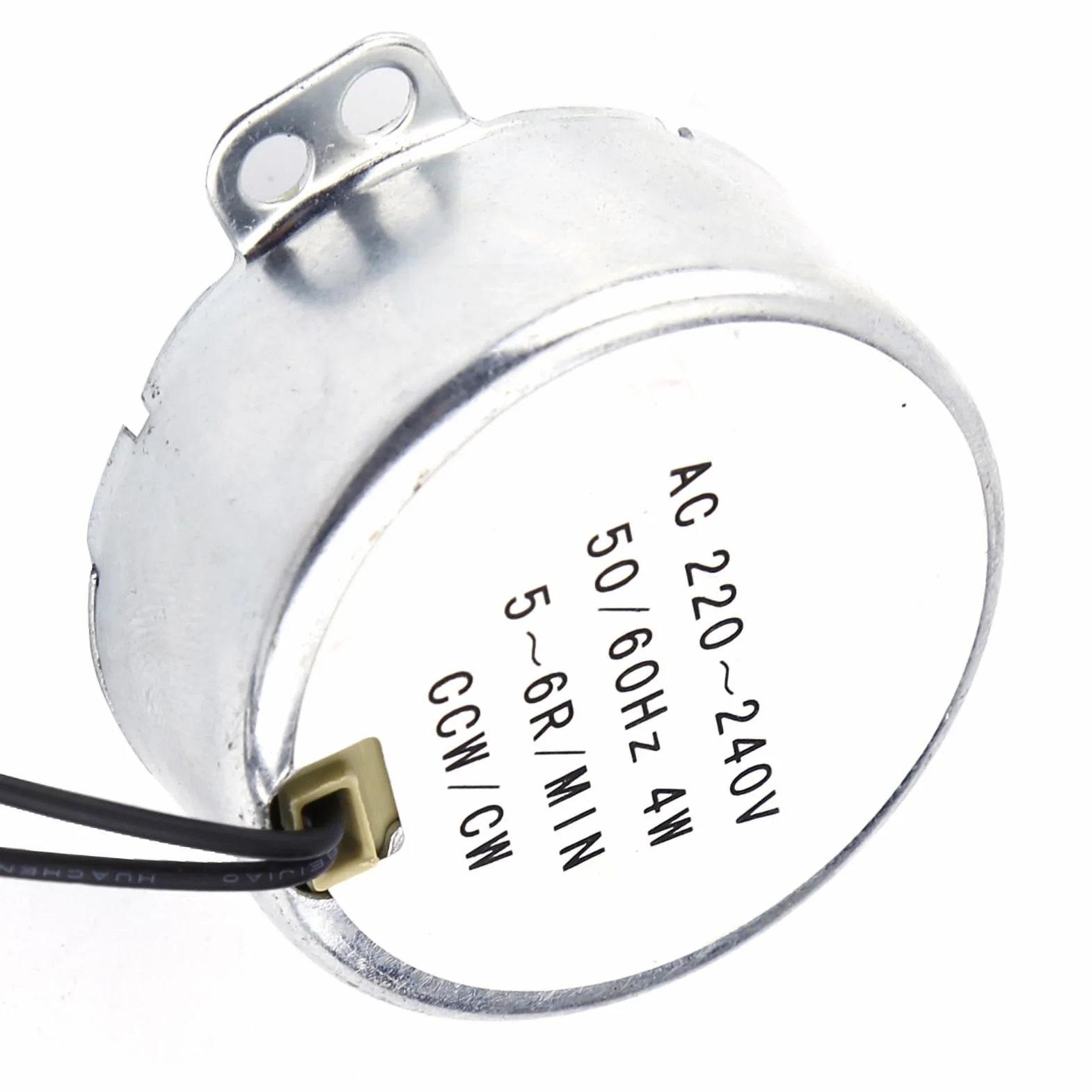 Motor Síncrono 220-240V AC Motorreductor 4W 5-6RPM Rotación CW/CCW