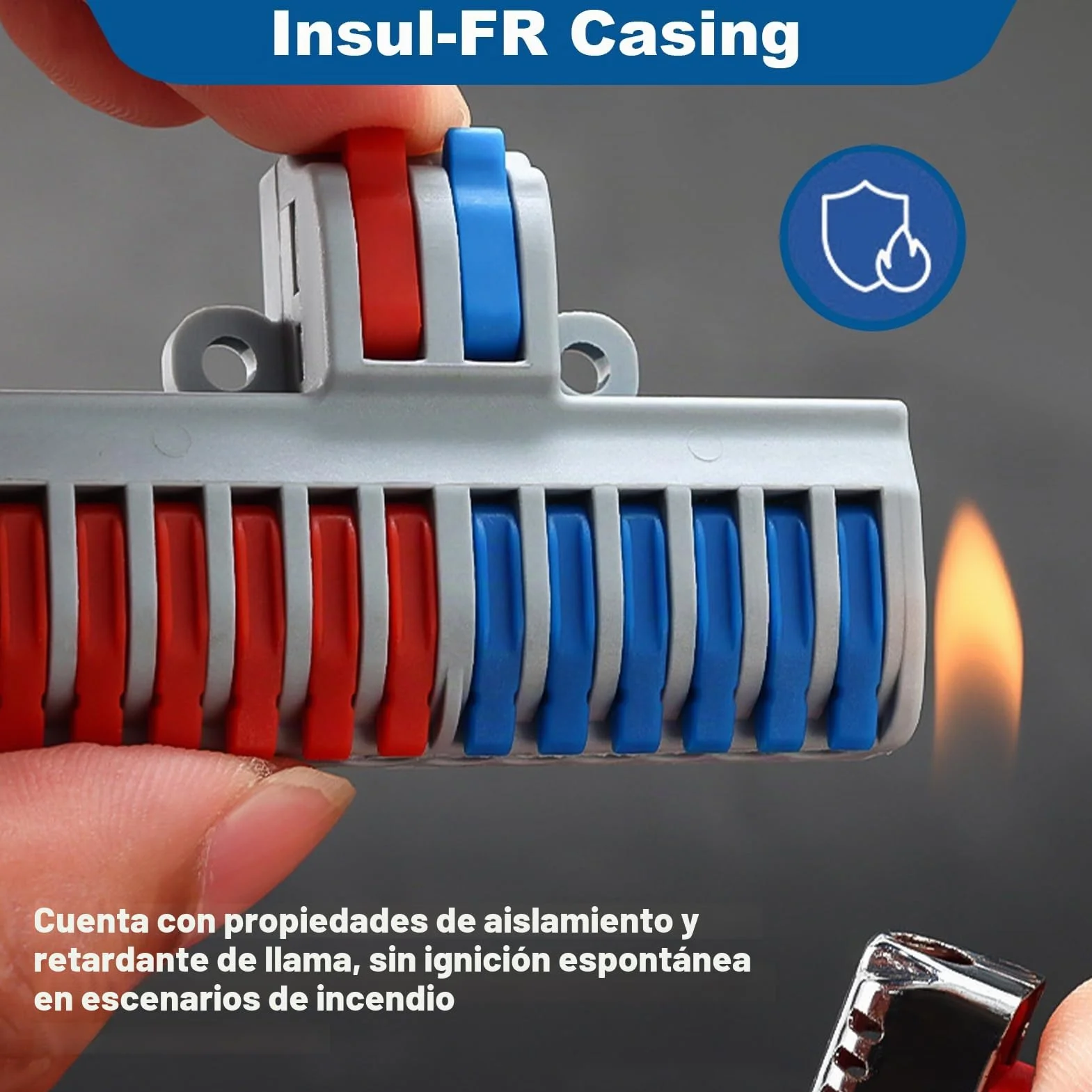 Terminales de Conexión Rápida, 7 Piezas, Bloque Terminal 2 en 12 Fuera, Conectores Eléctricos para Circuito