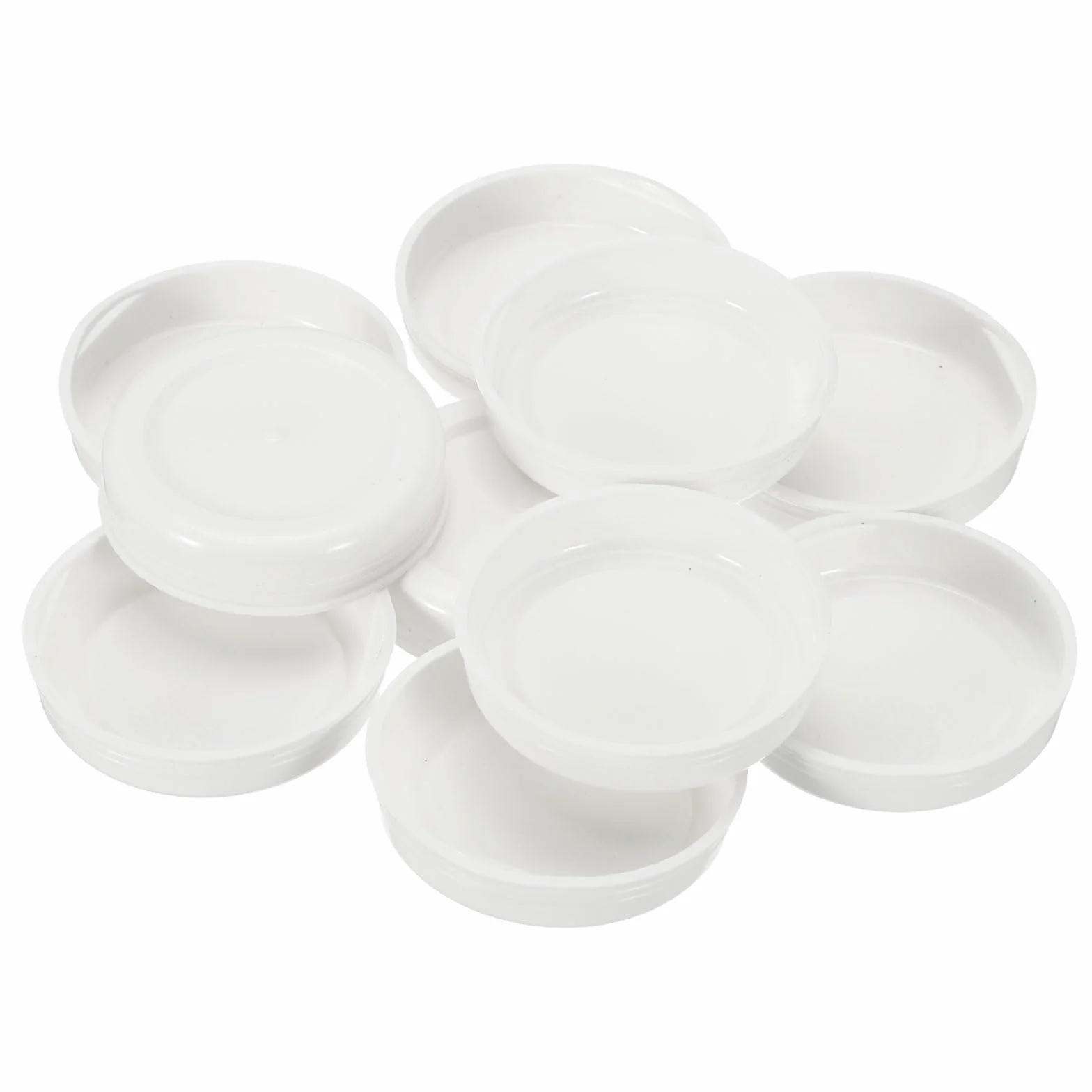 PATIKIL 60 Pcs Tapas De Plástico Para Tubos 2.1" ID PE Tapas Redondas Para Tubos De Cartón Para Almacenamiento De Documentos