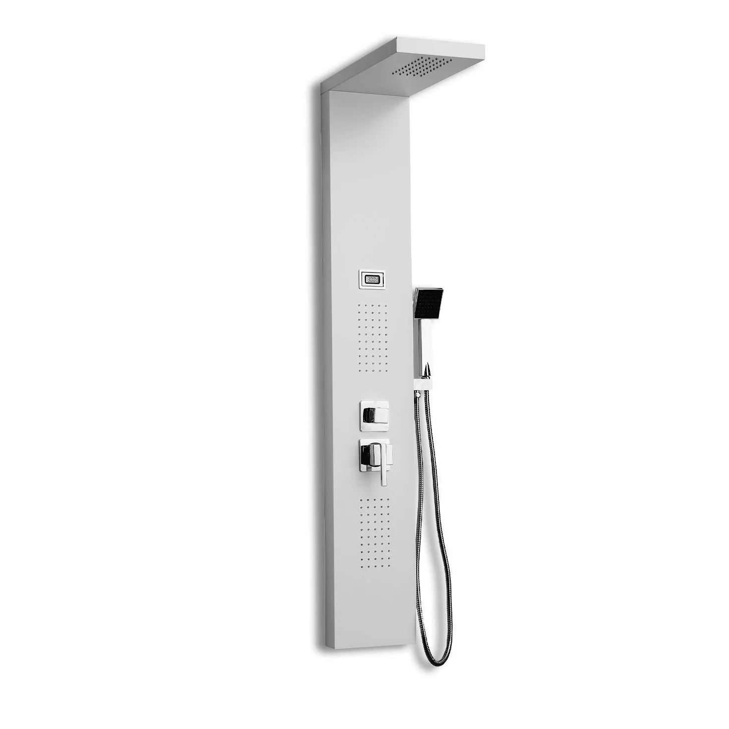 DP Grifería Bahamas - Columna de hidromasaje en aluminio, Blanco