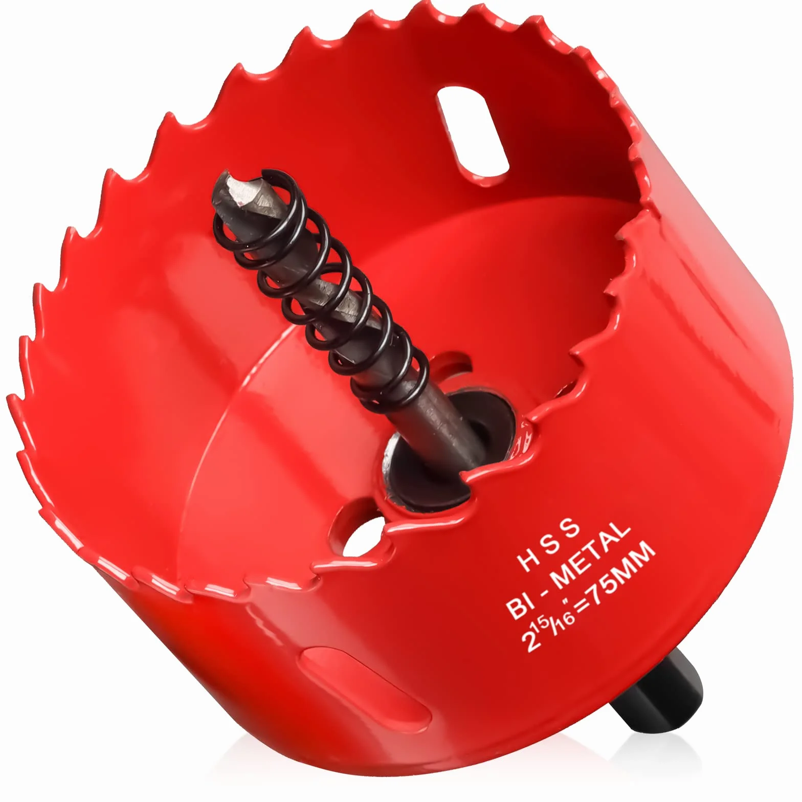 Sierras Perforadoras Madera 75mm, M42 HSS Bi-Metal Sierra de Coron Adaptador y Broc Piloto Sierras Perforadoras para Plástico PVC Aluminio Taladro Percutor Impacto