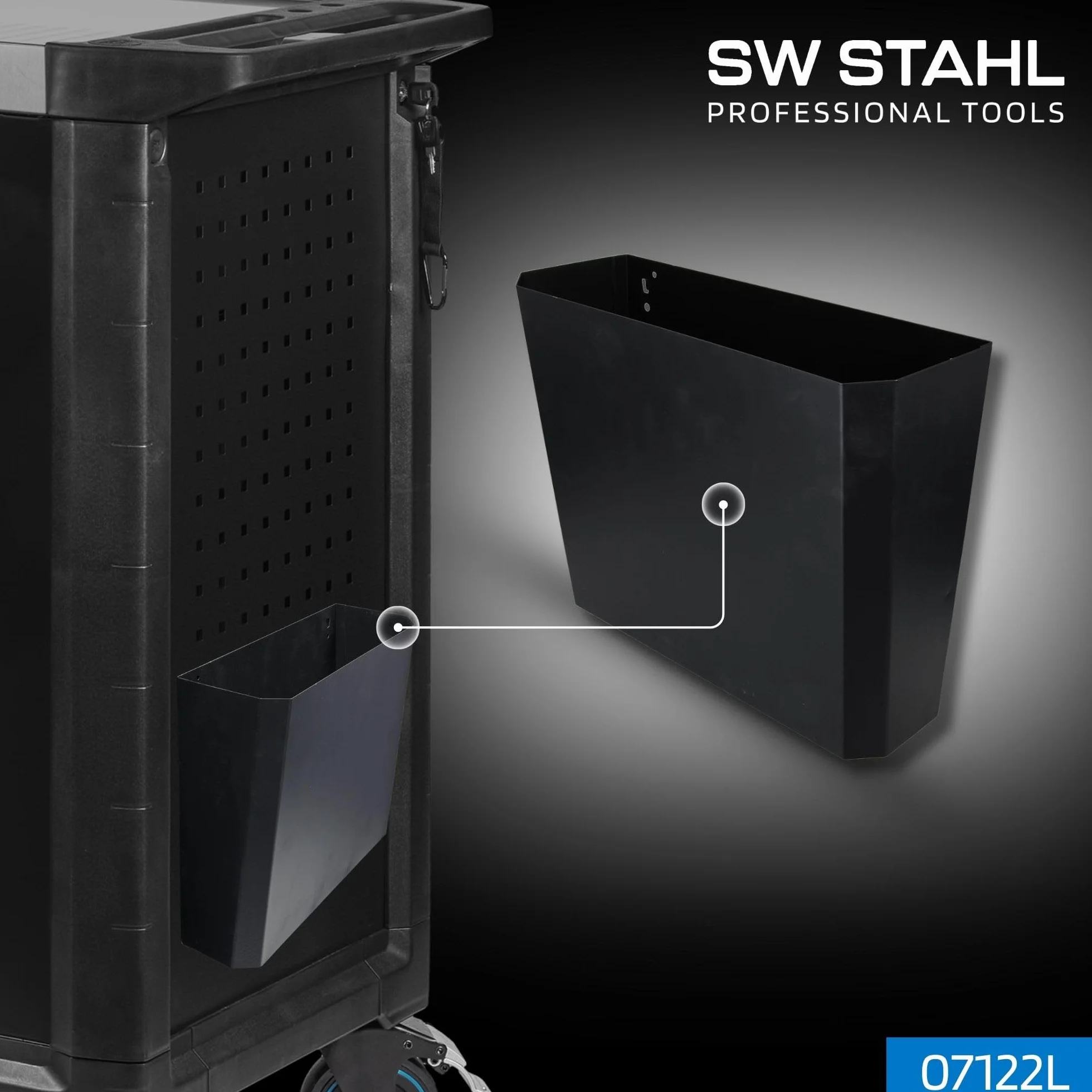 SW STAHL Papierkorb 07122L