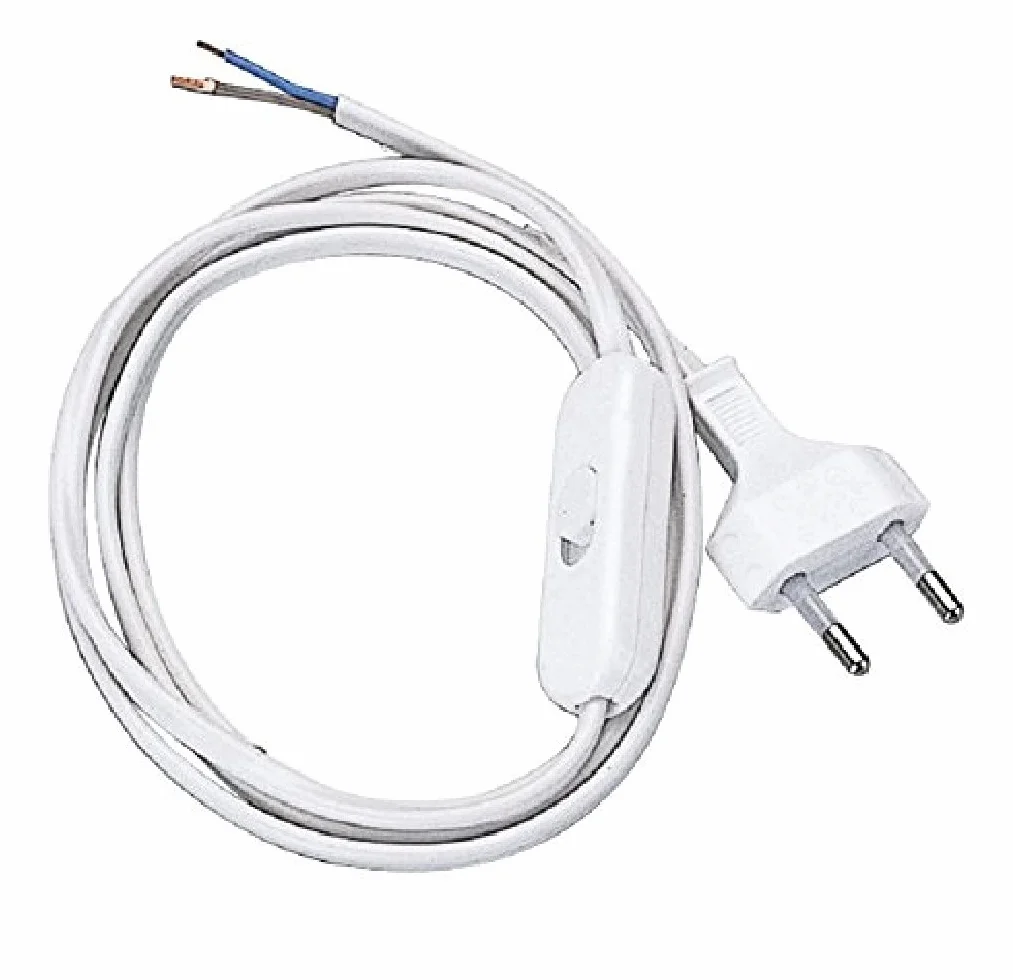 Polypool Cable de alimentación 250 V~ abat-jour blanco 1,5 m