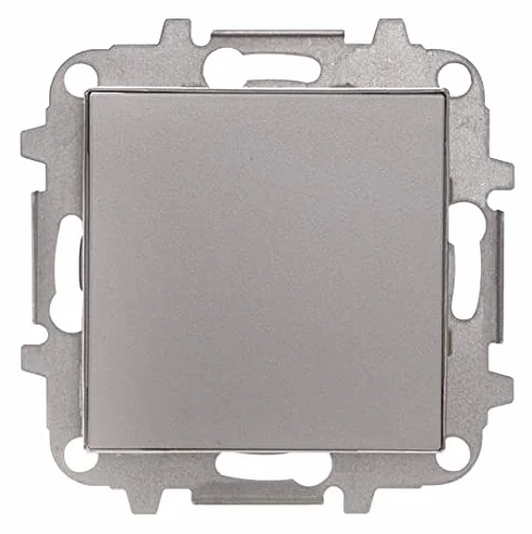 Niessen 8500 PL - Tapa ciega, Color Plata