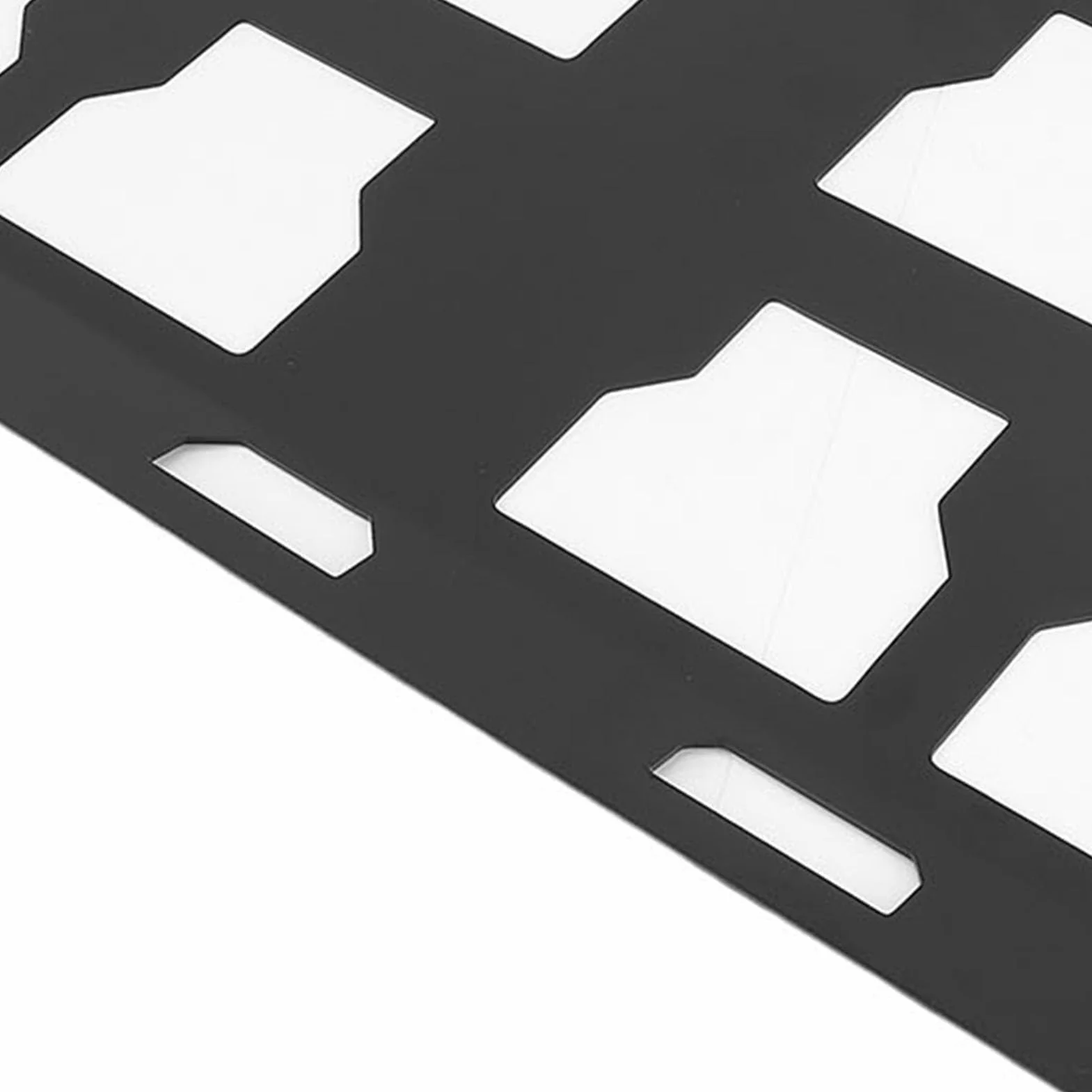 Placa de Montaje de Caja de Herramientas Base de Acero de Aleación para Caja de Herramientas de Embalaje Soporte Seguro para Montaje en Piso de Pared Resistente con Capacidad de 100 Libras