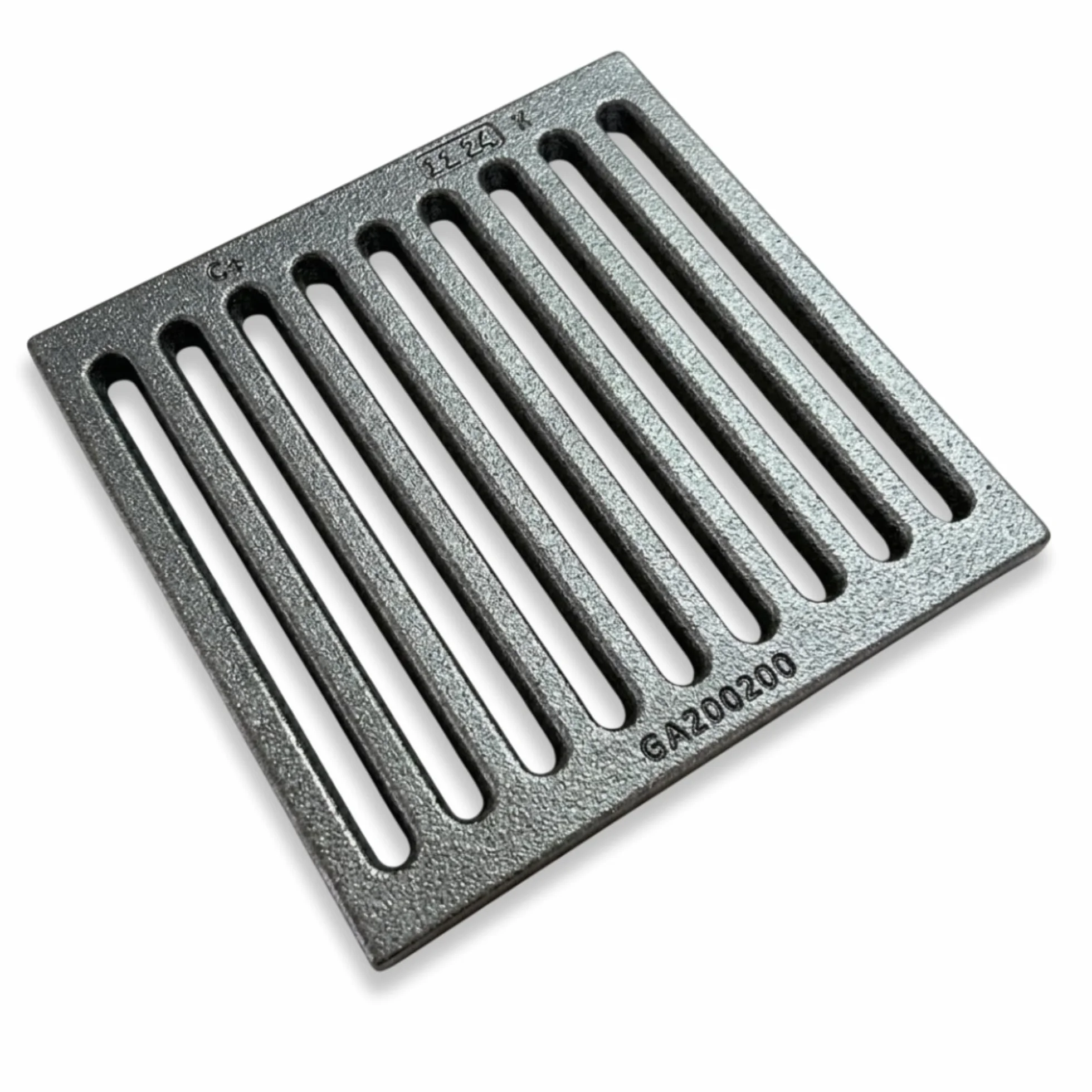 Rejilla para cenizas de hierro fundido | Optimiza el tiro de la chimenea y la estufa | Resistente a altas temperaturas | Fácil limpieza, Hierro fundido, 20 x 20 cm