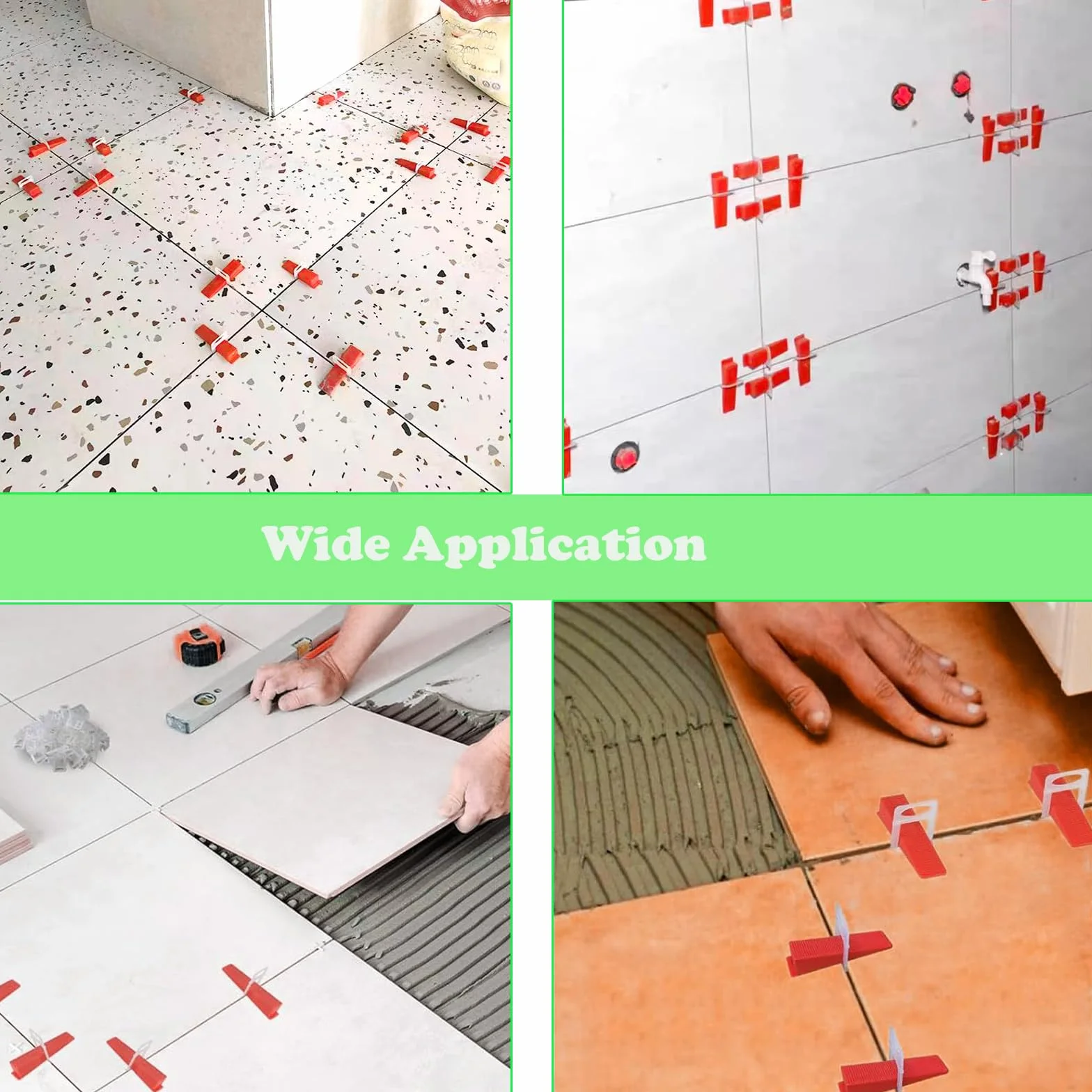 601 Piezas Sistema de Nivelación de Azulejos de 3 mm - Incluye 1 Alicate de Instalación + 200 Cuñas Niveladoras para Suelo + 400 Cuñas para Azulejos,Kit Niveladores de Azulejos Completo Reutilizable