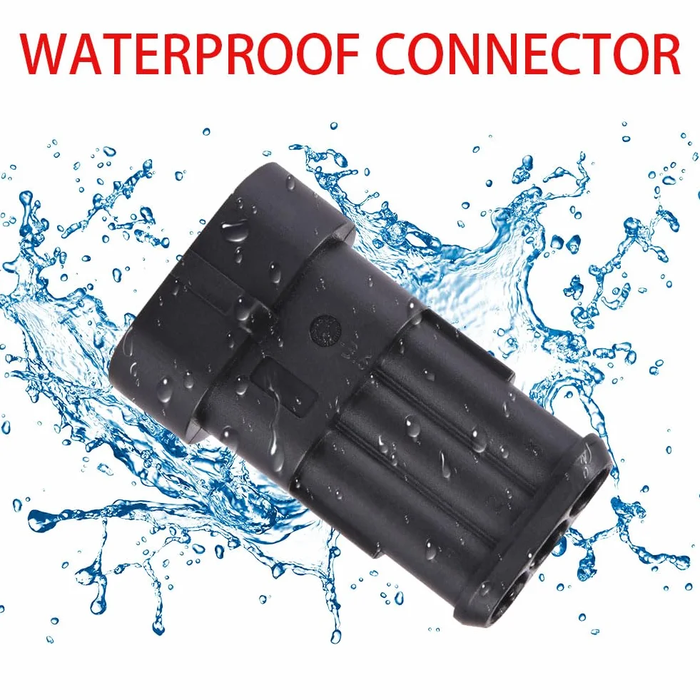 Conector Electrico Impermeable 730 Piezas para Coche, Kit de Conectores Sellado 1-6 Pines