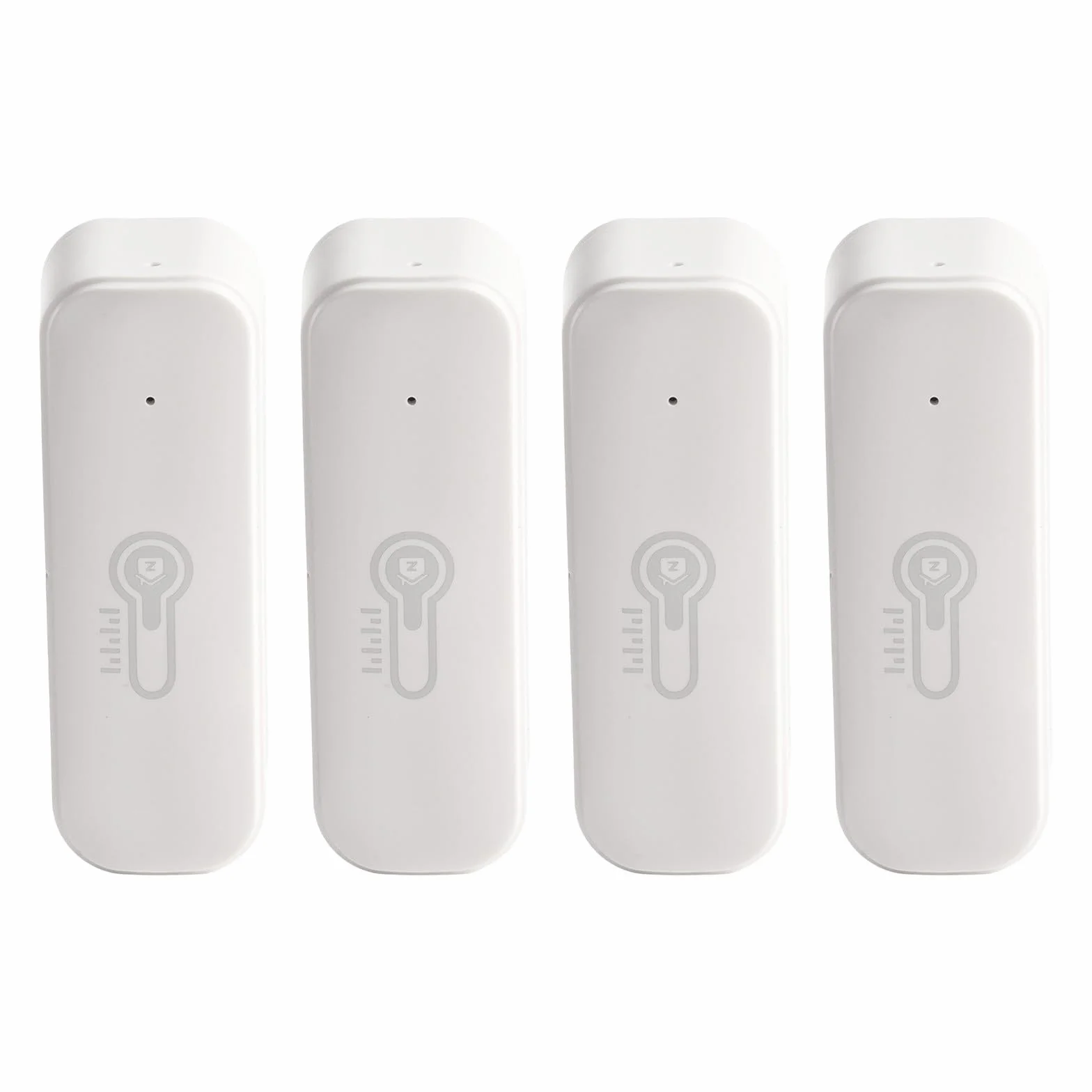 Alertas inteligentes de temperatura con sensor Tuya para zigbee monitorea fácilmente las condiciones interiores con características personalizables (4 piezas)