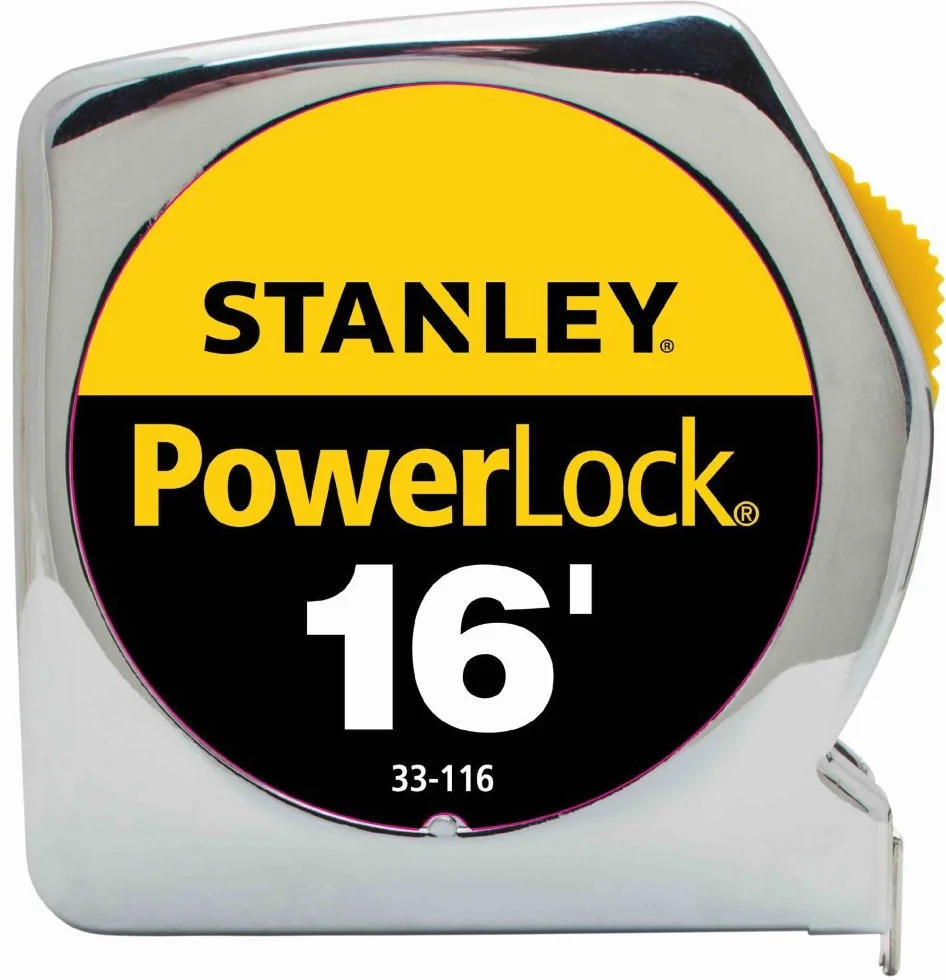 Stanley Hand Tools 33-116 3/4" X 16' PowerLock cinta métrica profesional