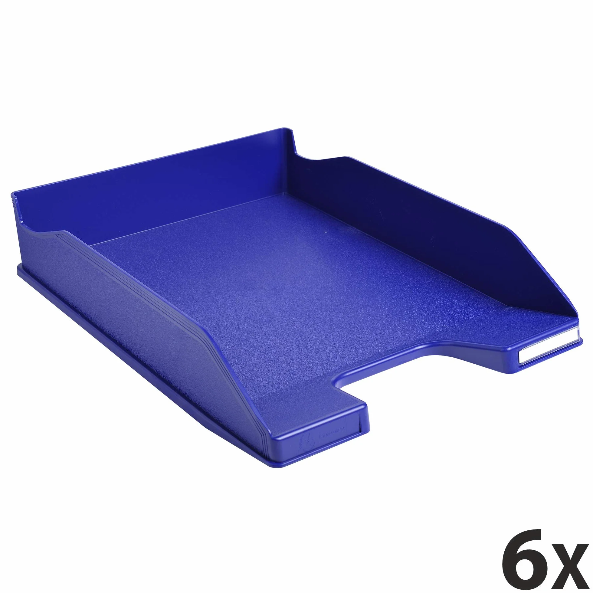 Exacompta COMBO MIDI juego de 6 bandejas carpetas de fundas A4+ azul noche 34,6x25,5x6,5 cm Certified Blue Angel