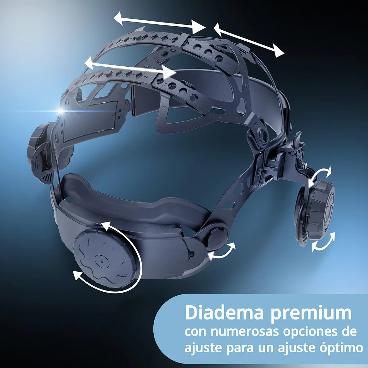 STAHLWERK Master Air - Casco de soldadura automático 3 en 1 con entrada de aire fresco, control de función por Bluetooth, reproducción de color verdadero, oscurecimiento DIN 4 a DIN 14, clase óptica 1
